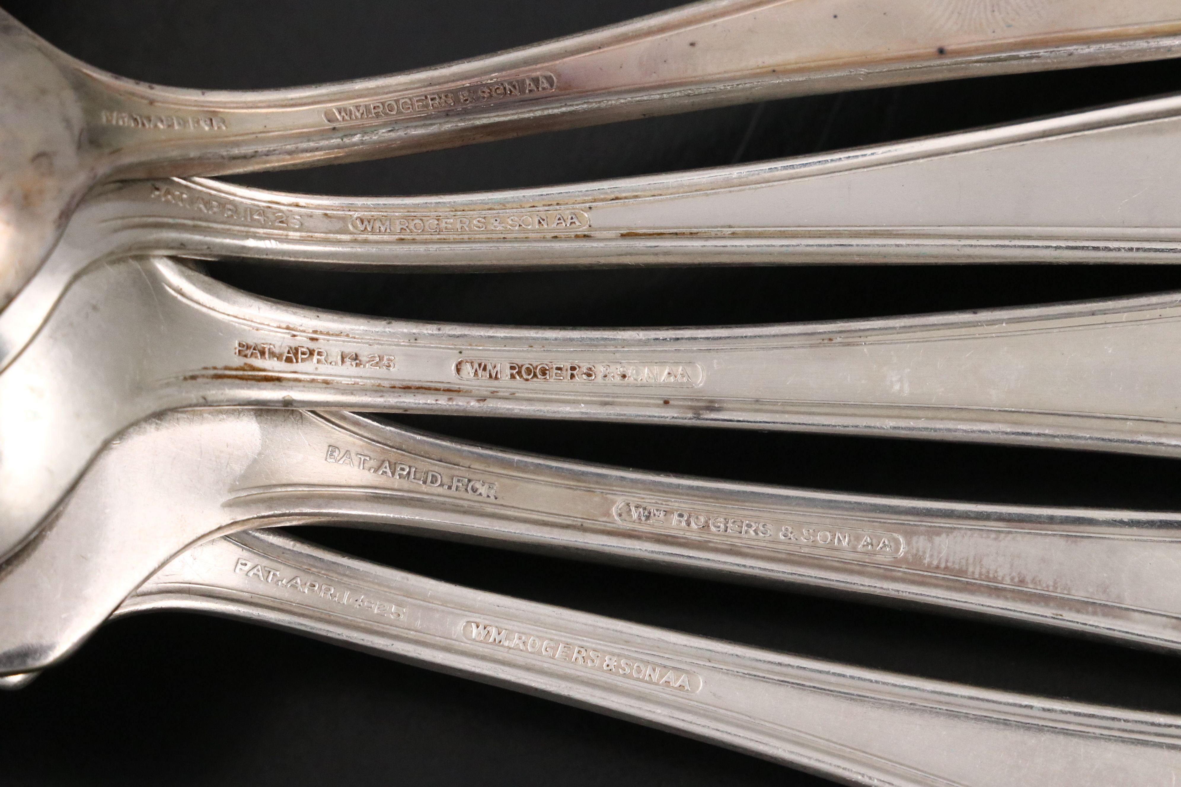 International "Triumph" and Other Silver Plate Flatware with Case, 20th Century