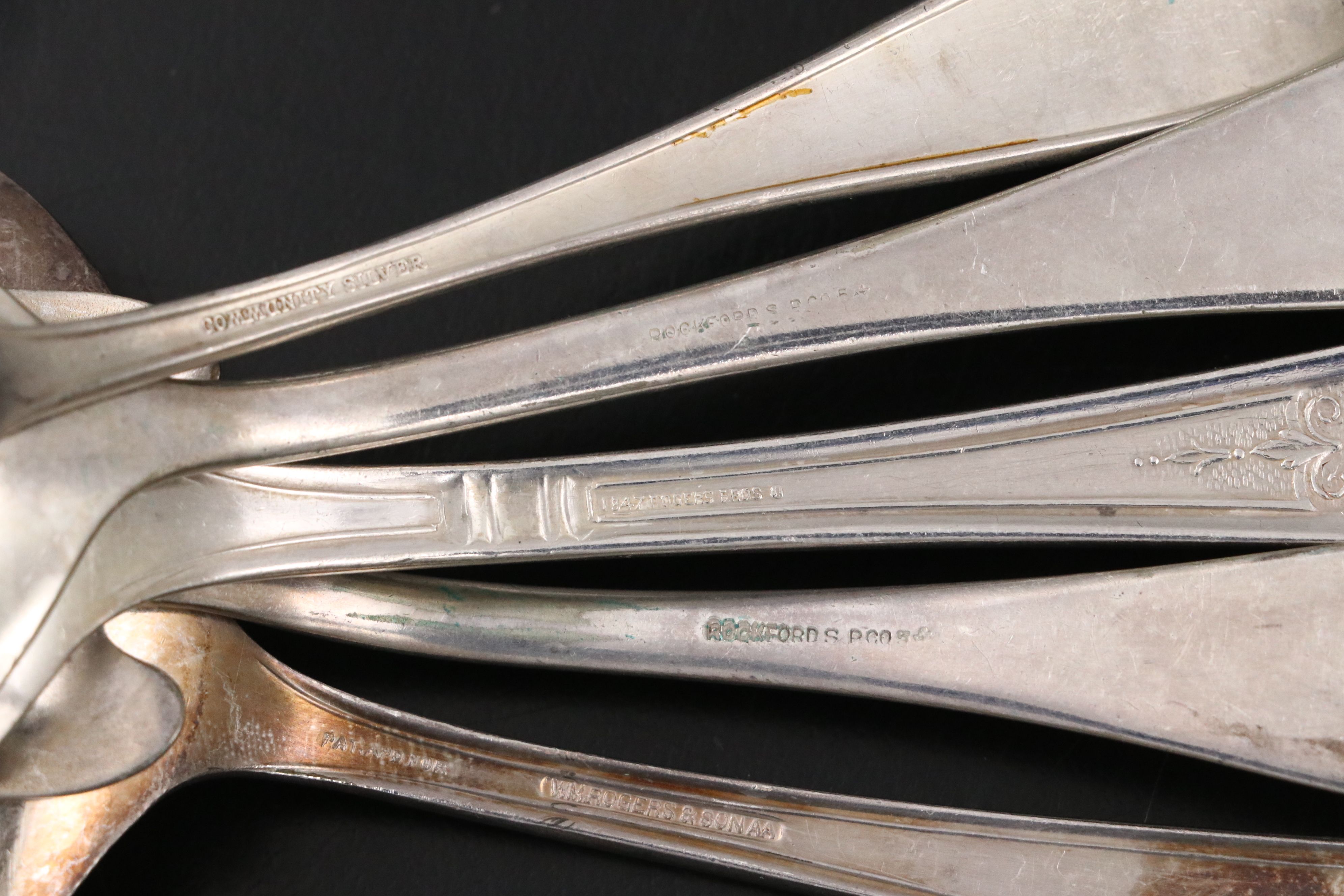 International "Triumph" and Other Silver Plate Flatware with Case, 20th Century