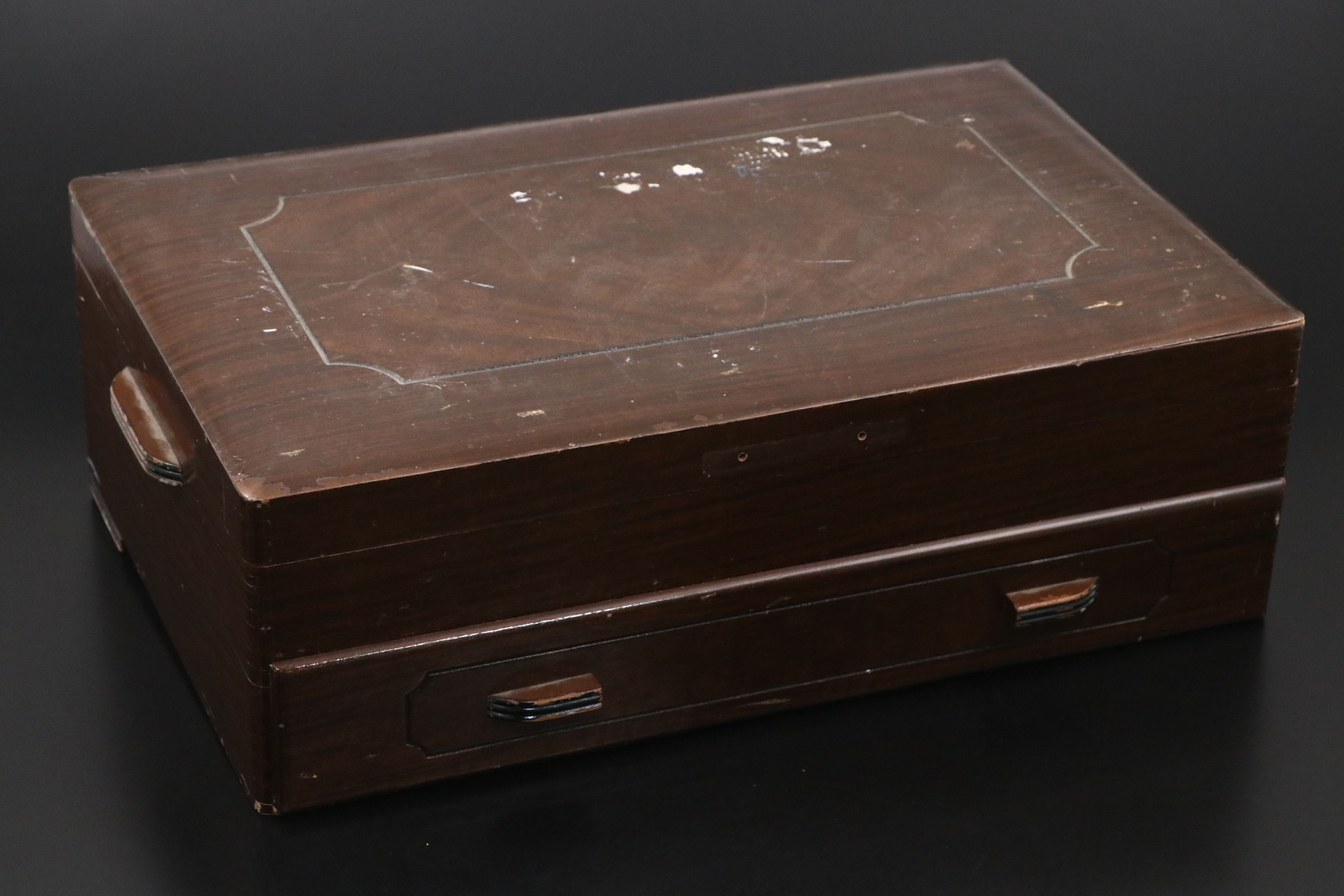 International "Triumph" and Other Silver Plate Flatware with Case, 20th Century