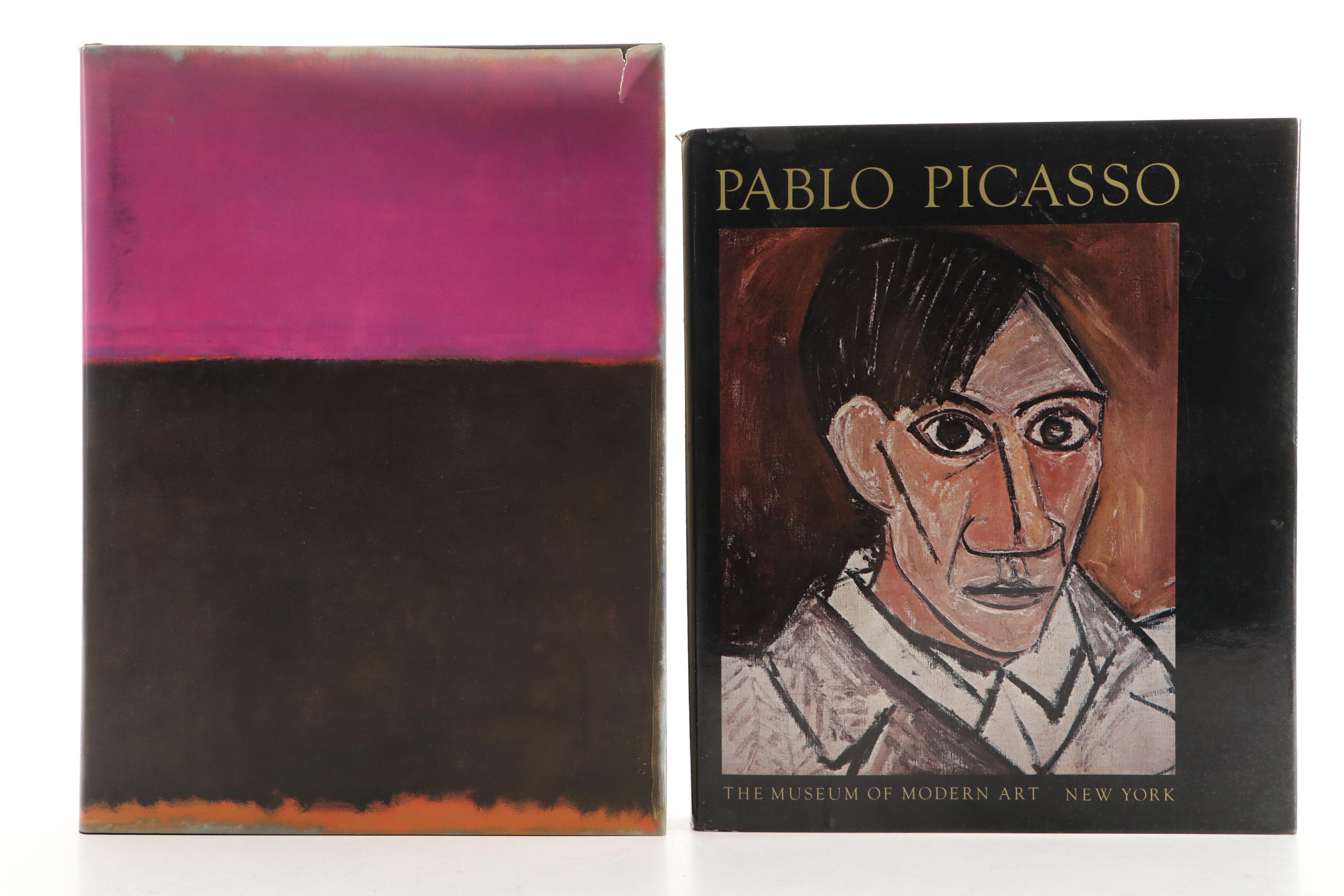 Mark Rothko and Pablo Picasso Exhibition Catalogs