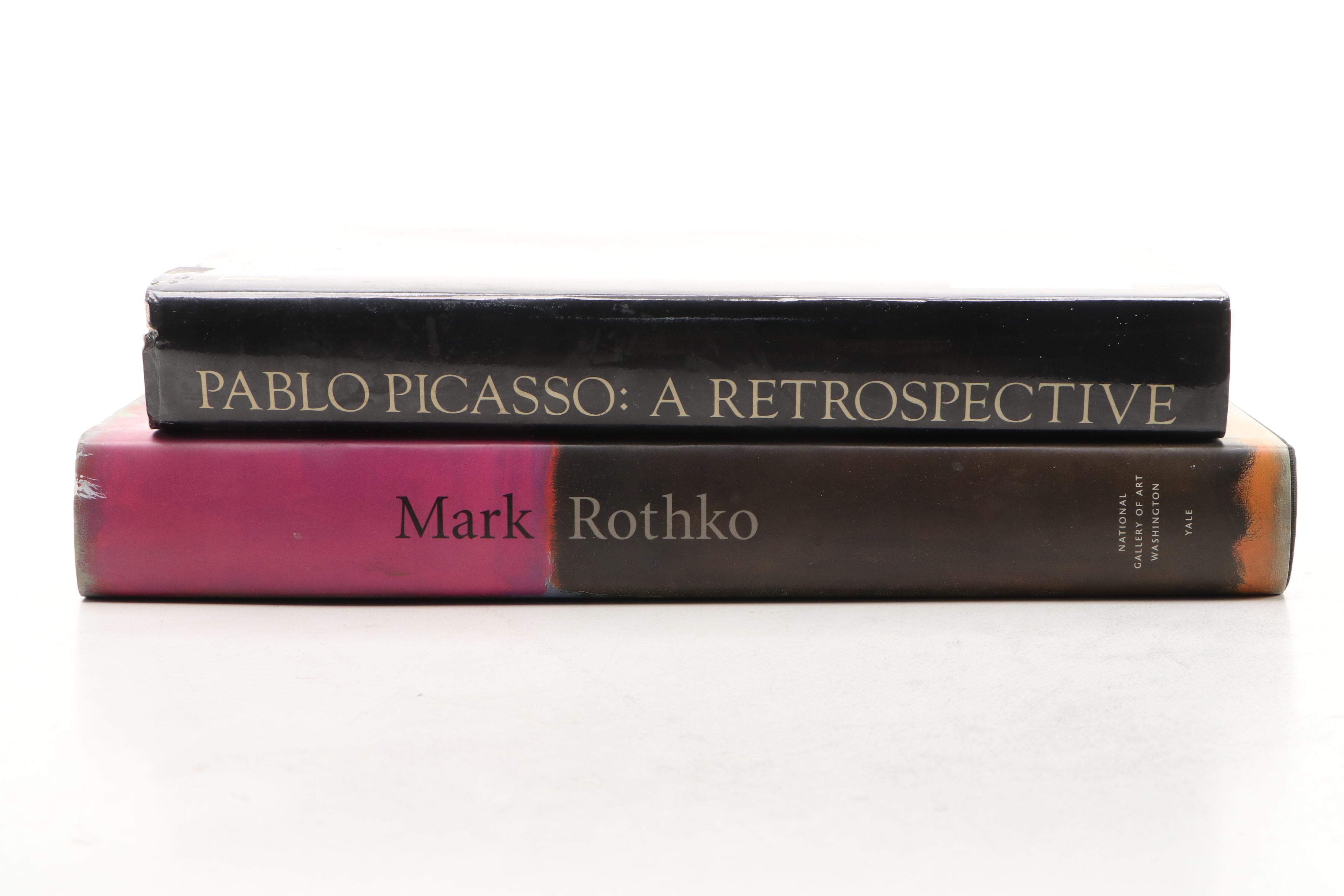 Mark Rothko and Pablo Picasso Exhibition Catalogs