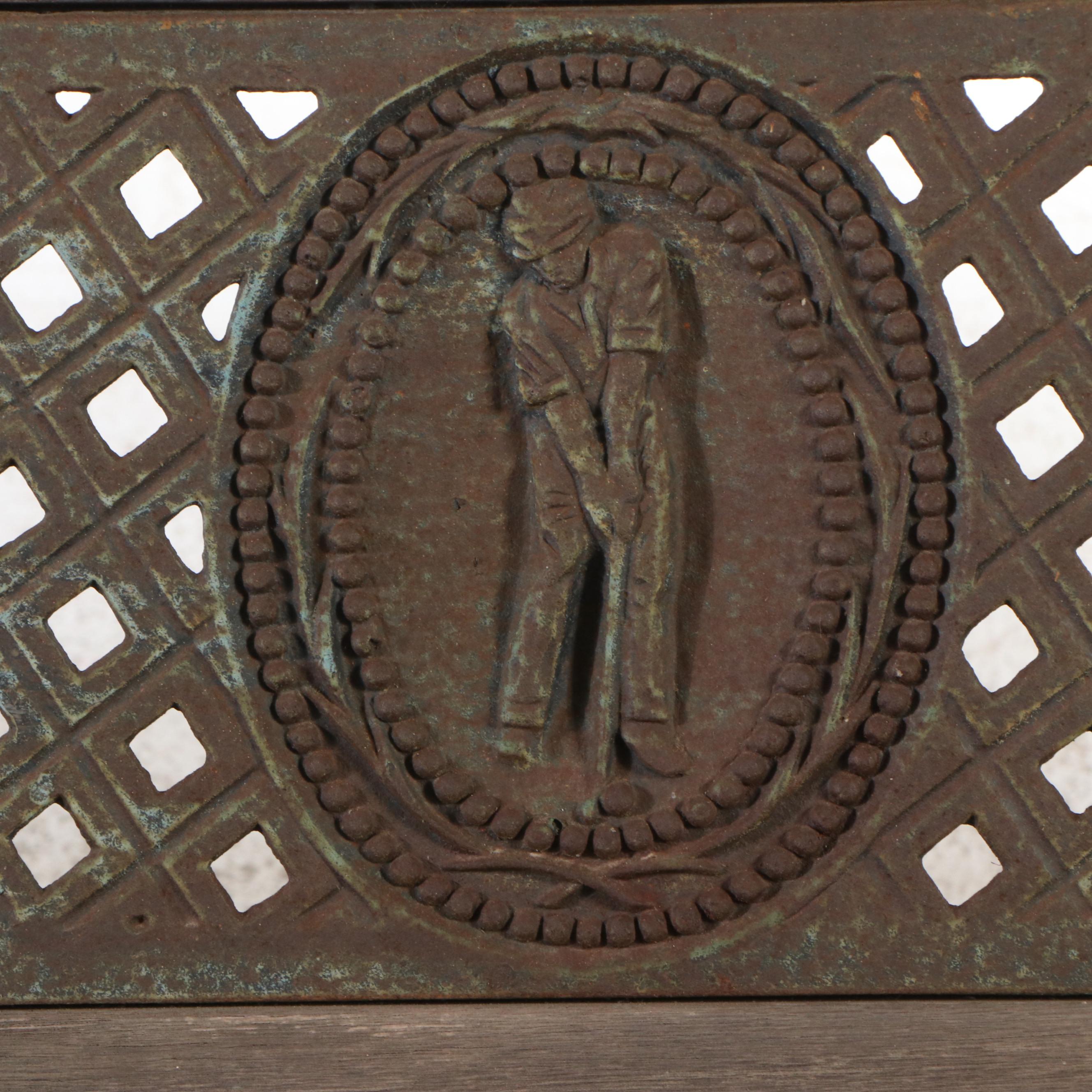 Parkland Heritage Wood and Cast Iron Garden Bench