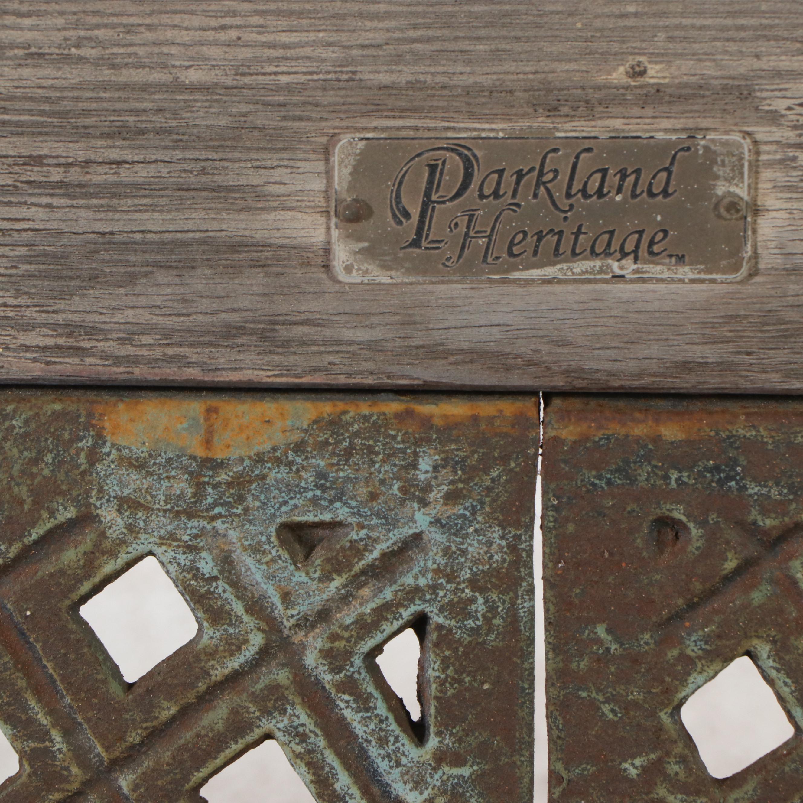 Parkland Heritage Wood and Cast Iron Garden Bench