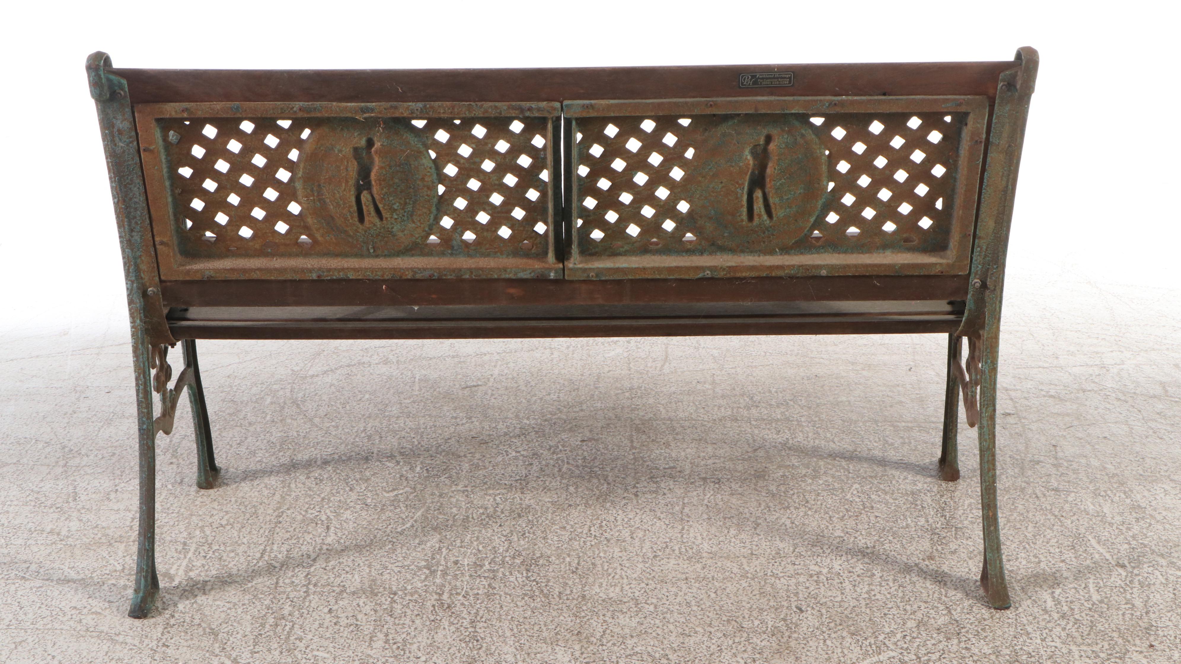 Parkland Heritage Wood and Cast Iron Garden Bench