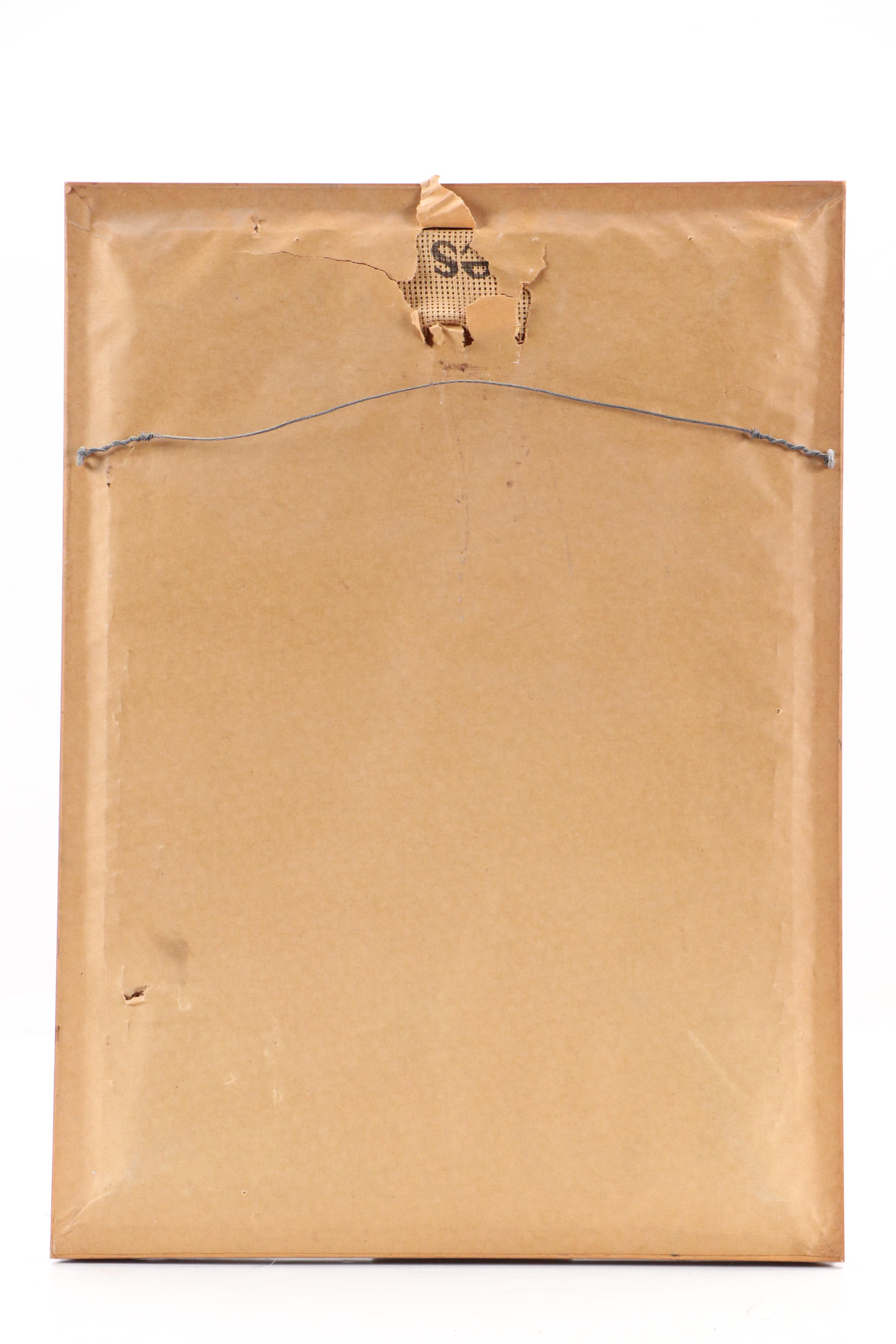 Needlepoint "The Shambles" City of York Narrow Street Scene with Shops