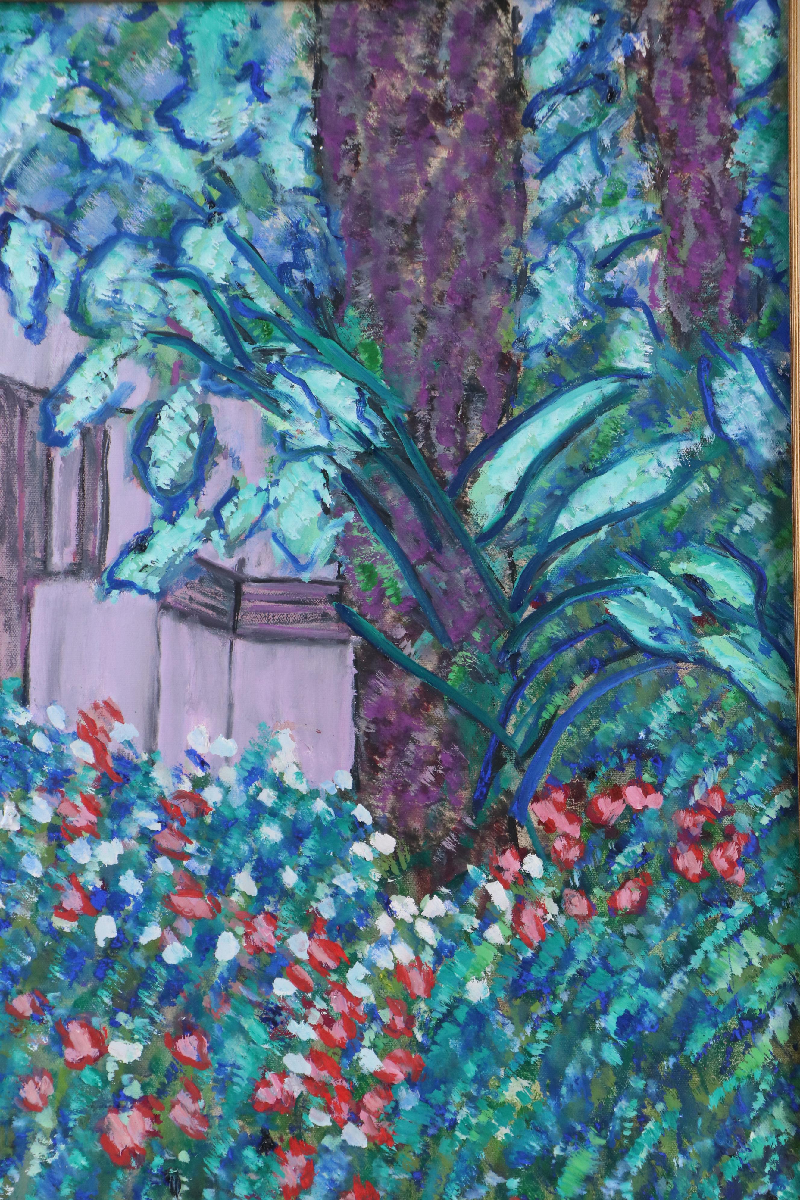 Janice Guttman Stylized Acrylic Painting "Madeira," 1997