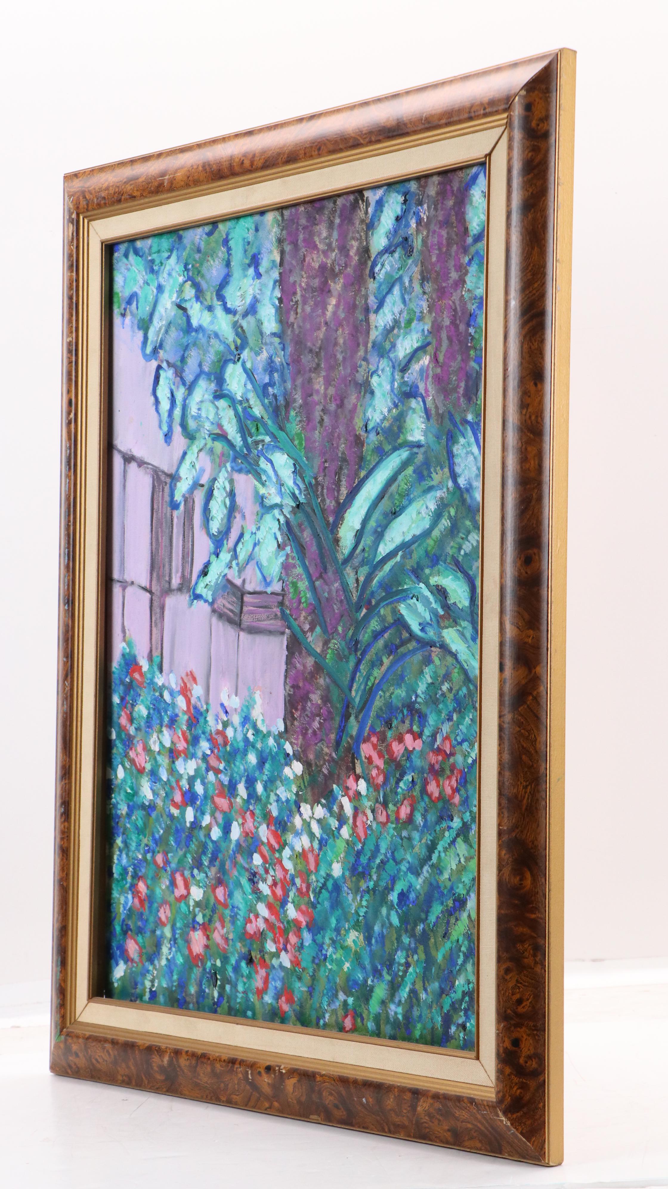 Janice Guttman Stylized Acrylic Painting "Madeira," 1997