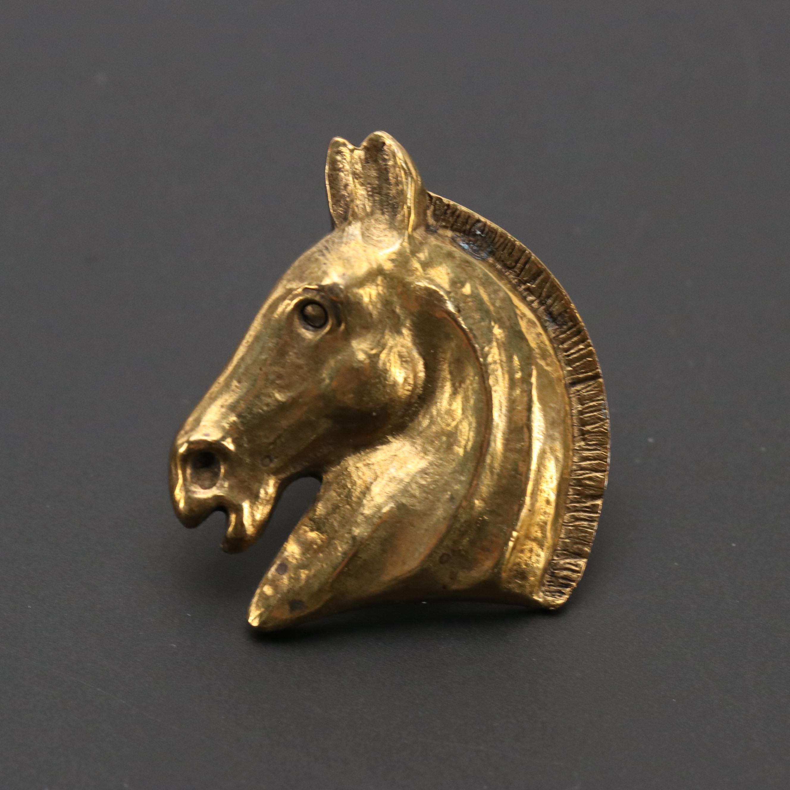 Hermès Horse Head Clip Earrings