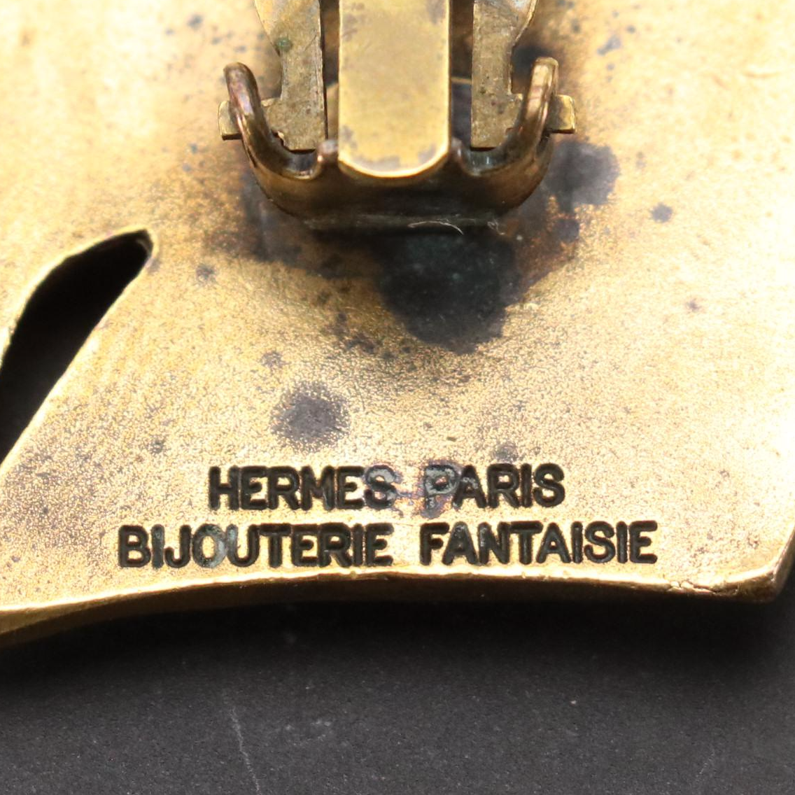 Hermès Horse Head Clip Earrings