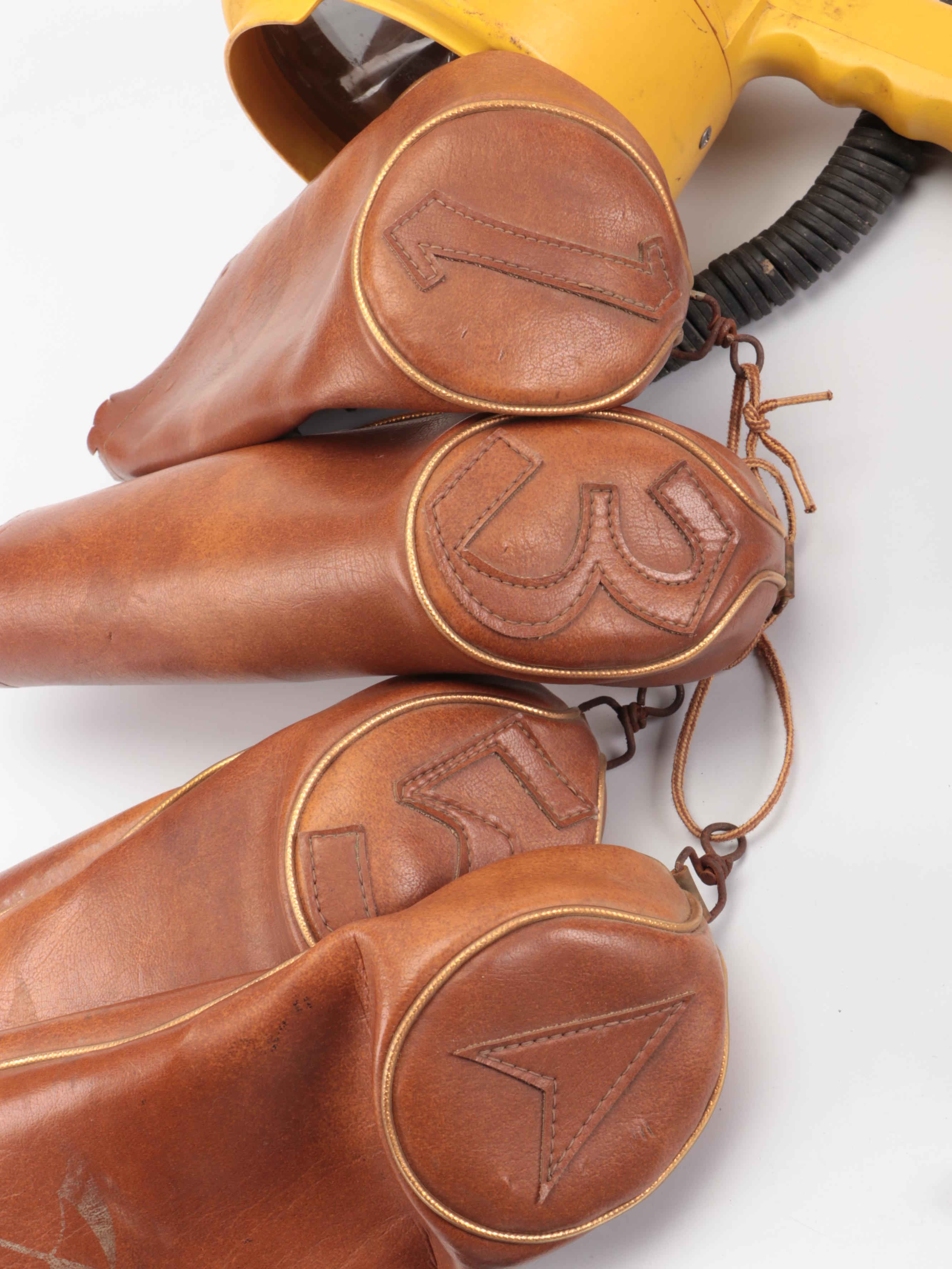 Leather Golf Head Covers, Brinkman Q-Beam Sport Lite, and More Sport Equipment