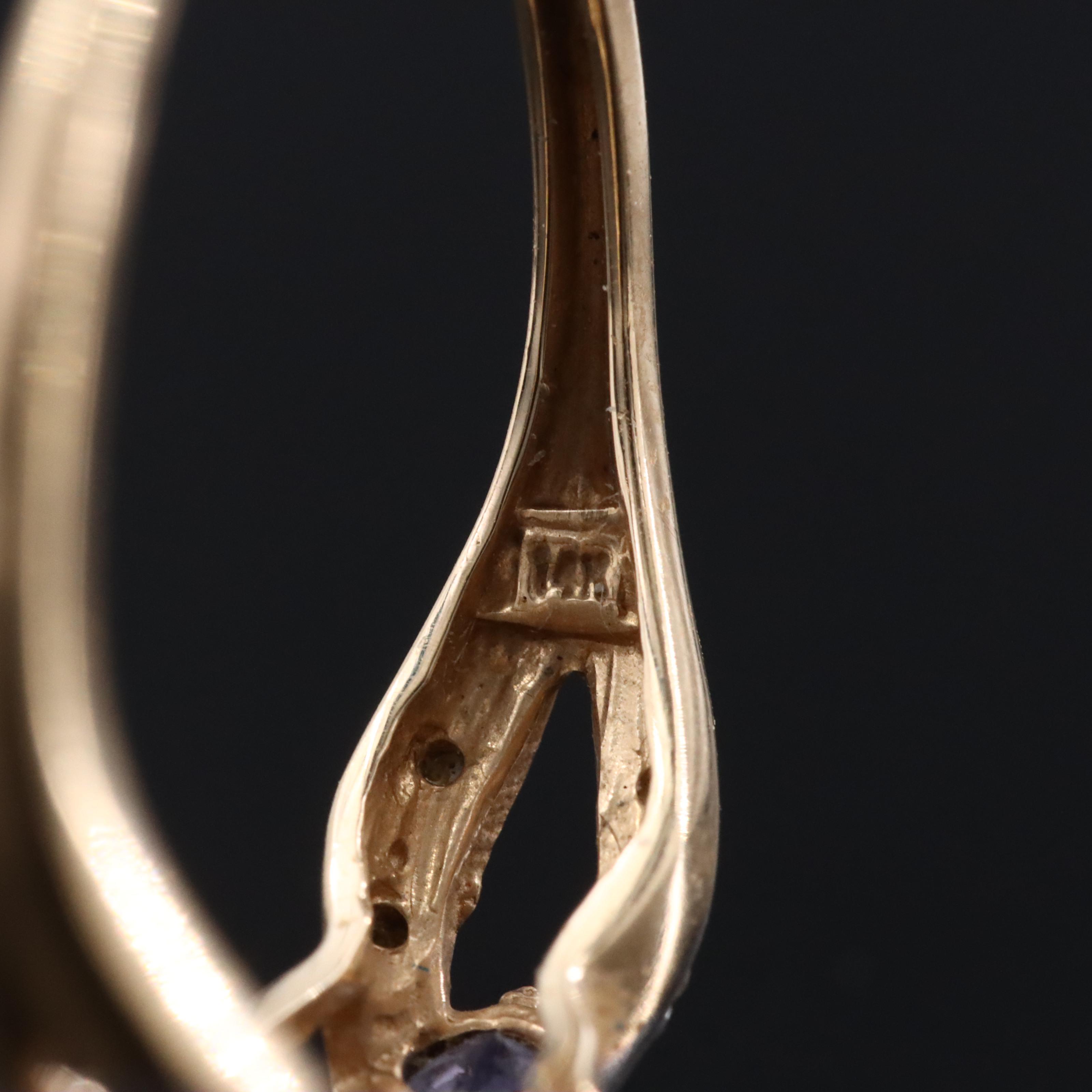 14K Tanzanite and Diamond Ring