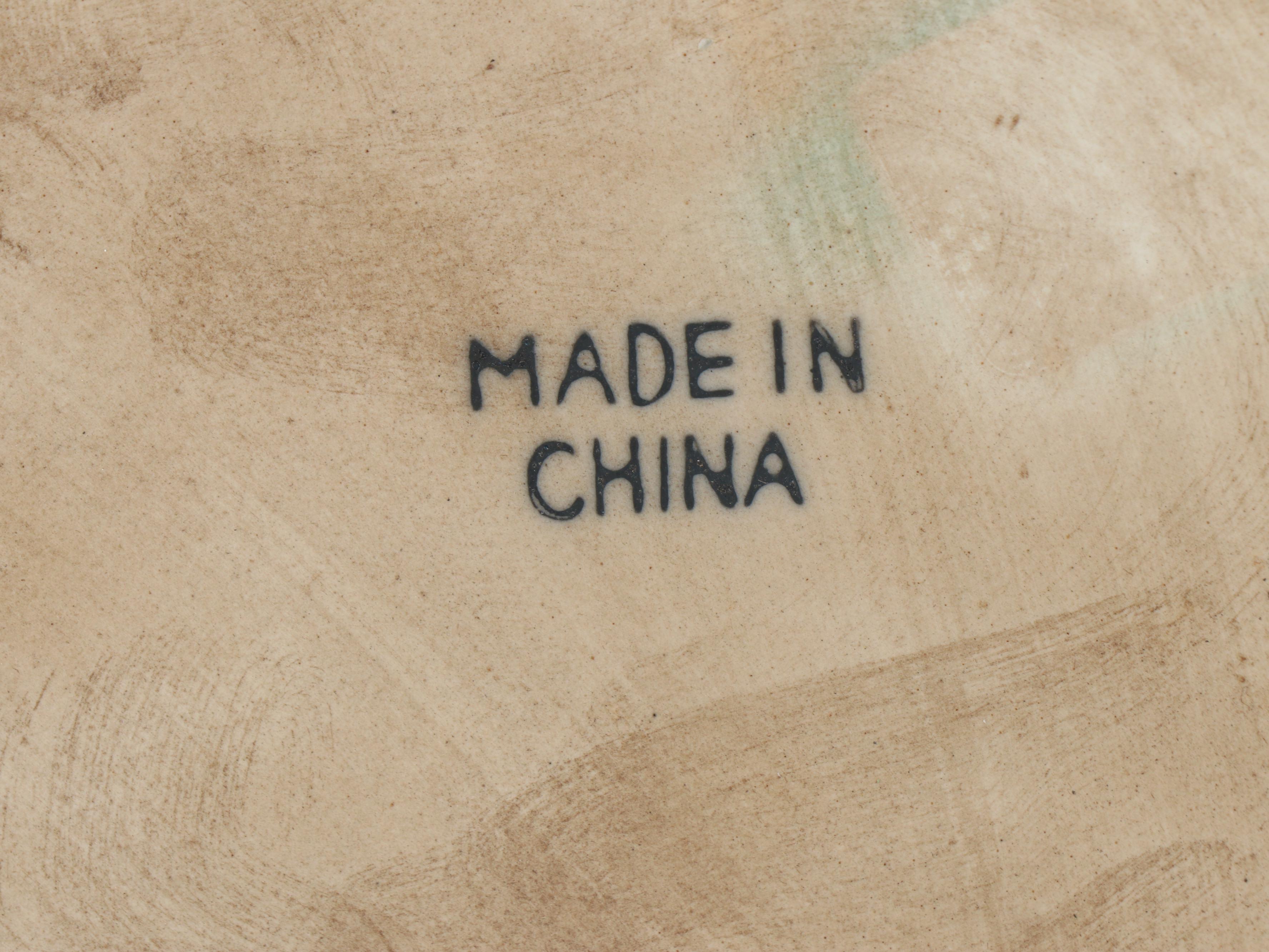 Chinese Calligraphy Stoneware Vase