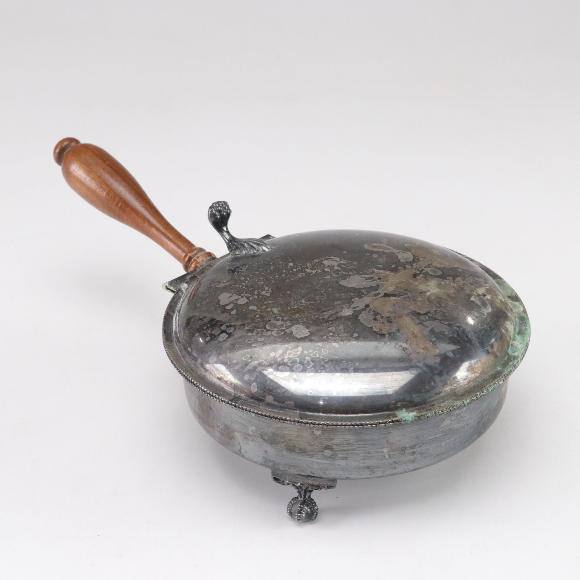 Silver Plate Extendable Trivet, Flask & More