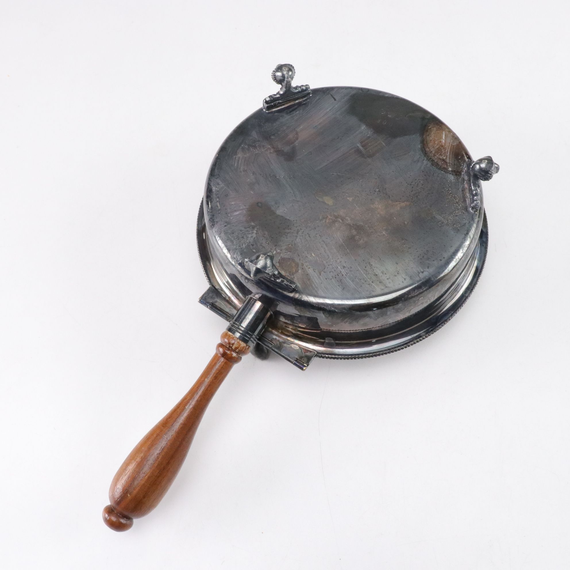 Silver Plate Extendable Trivet, Flask & More