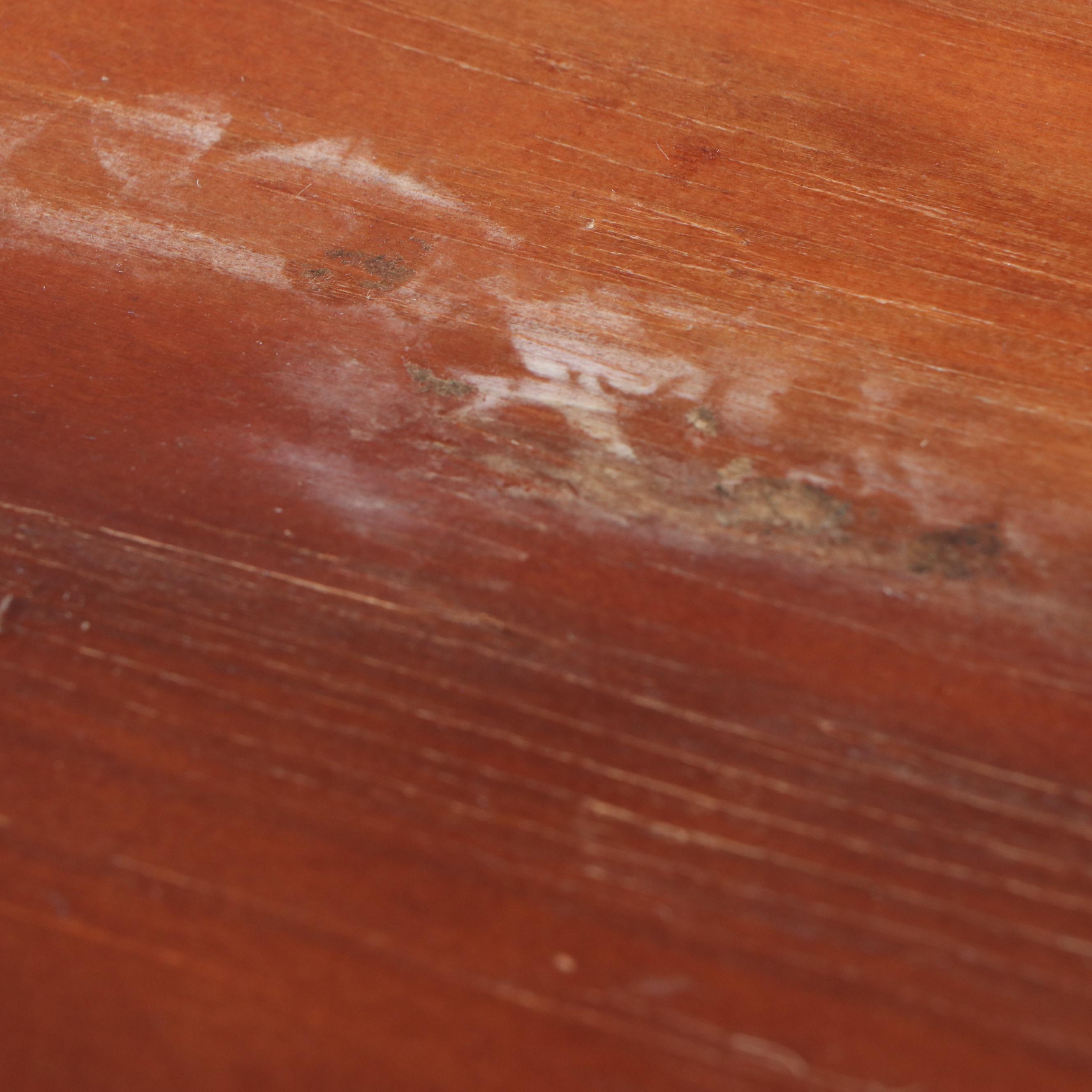 Pair of Cherry Finished Wood Bookcases