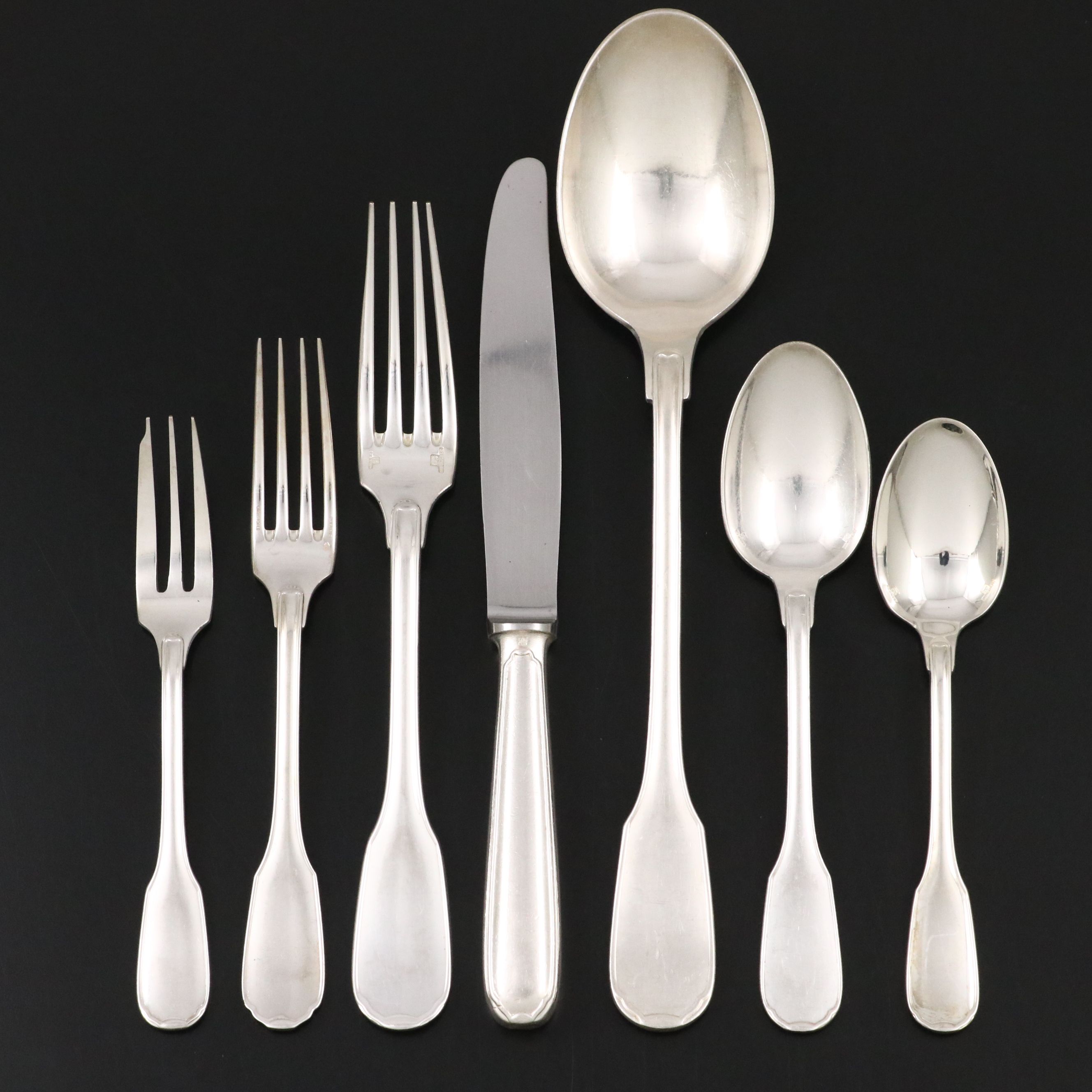 Cristofle Sterling Silver and Silver Plate Flatware