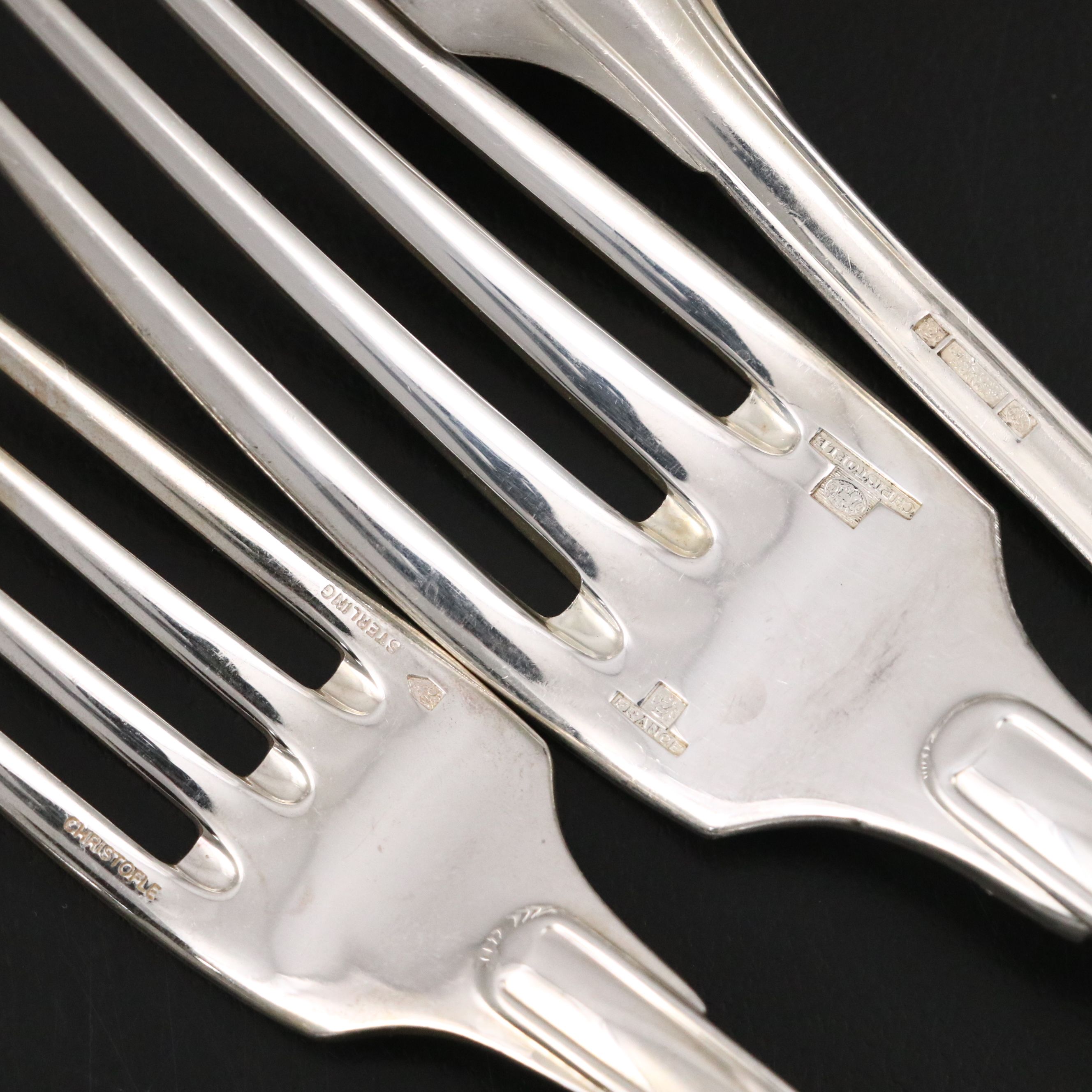 Cristofle Sterling Silver and Silver Plate Flatware