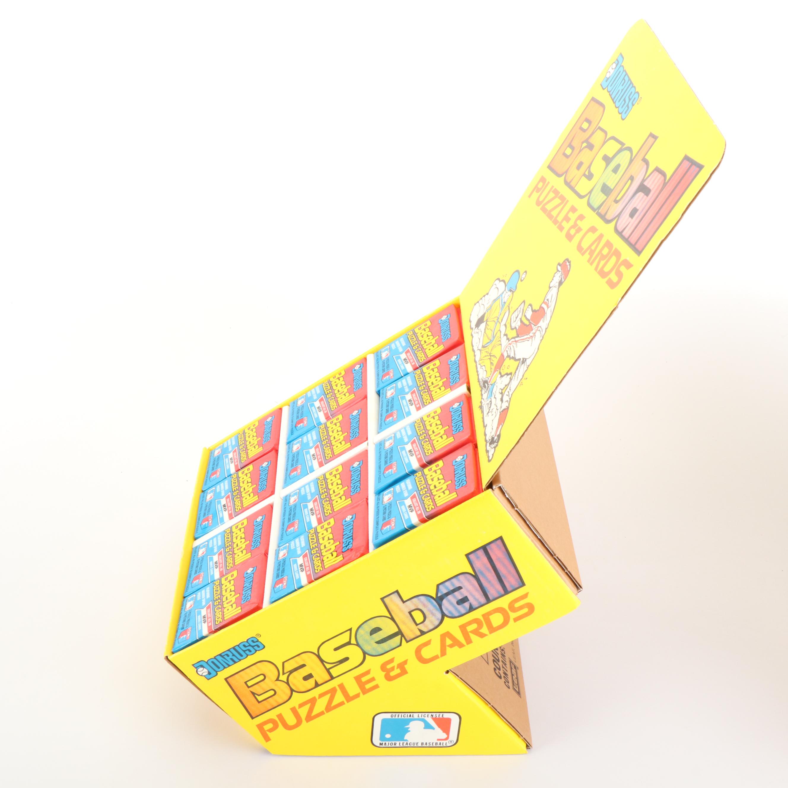 1989 Donruss Baseball Sealed Wax Packs with Store Display and More