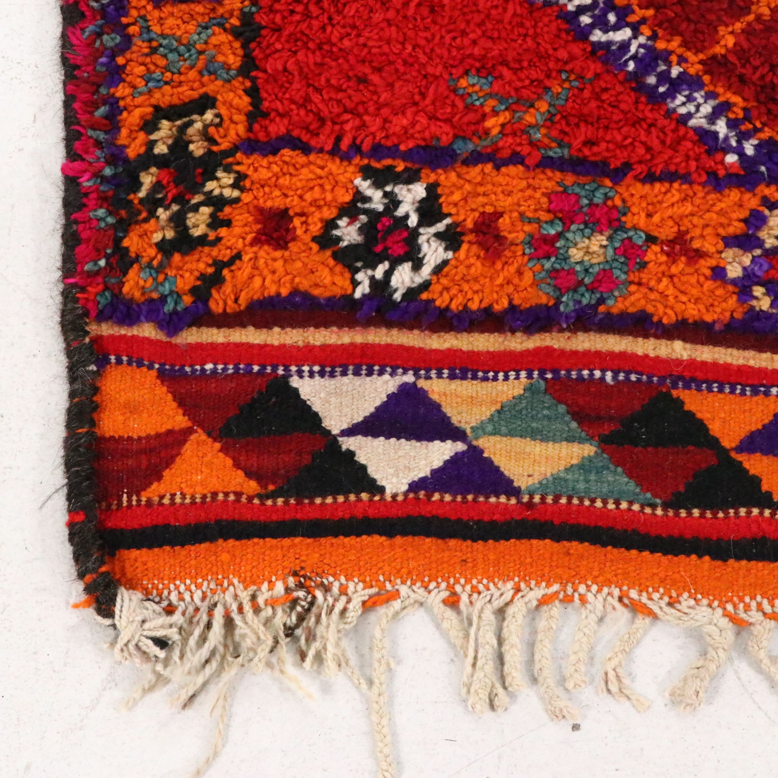 2'11 x 11'2 Hand-Knotted Turkish Village Carpet Runner Long Rug