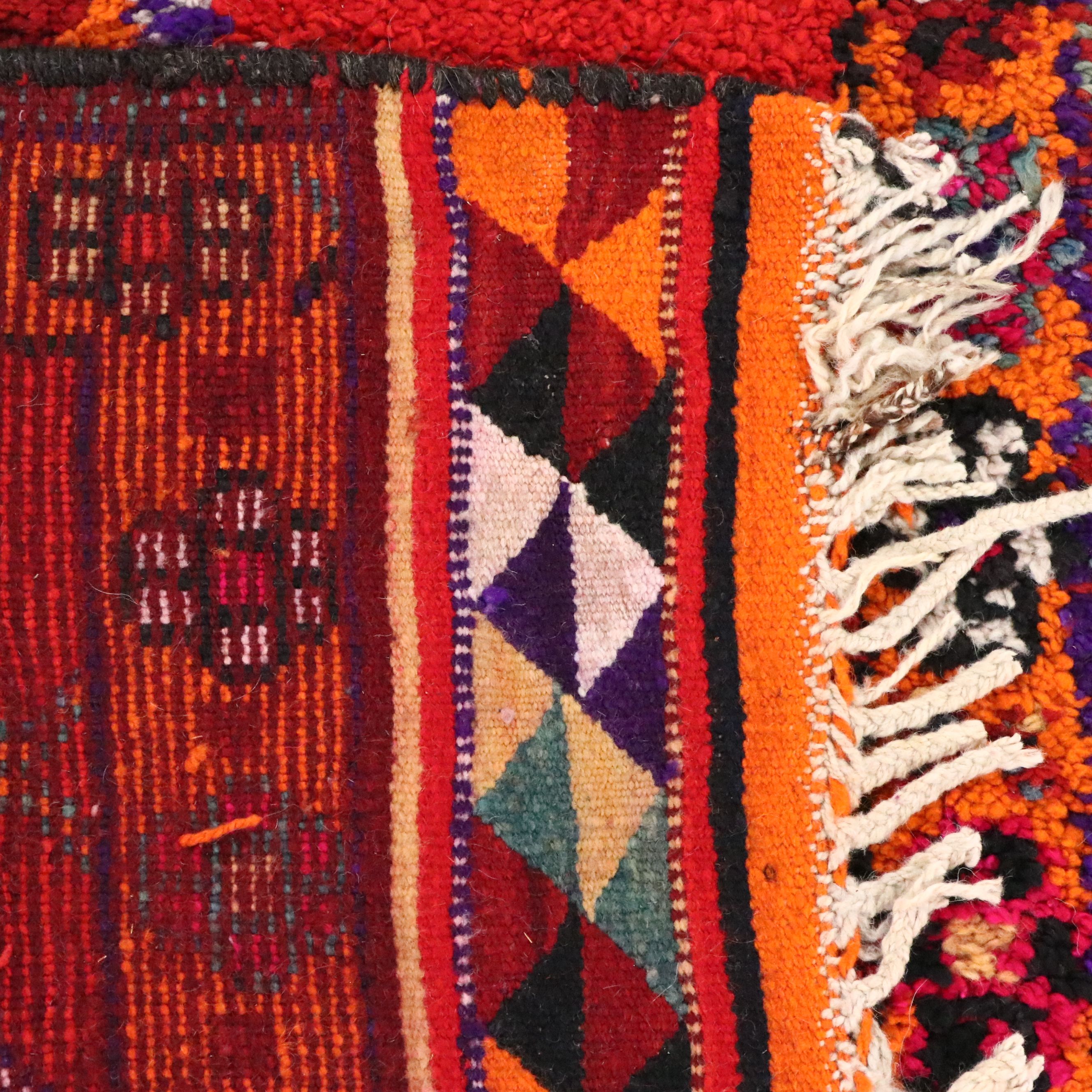 2'11 x 11'2 Hand-Knotted Turkish Village Carpet Runner Long Rug