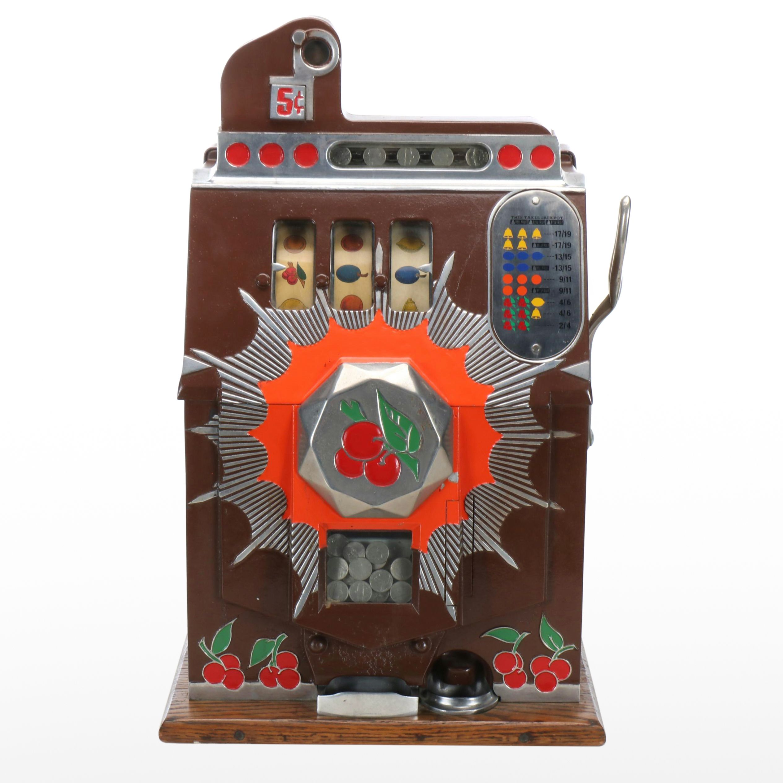 Mills Novelty Co. Coin-Operated Slot Machine, Mid-20th Century