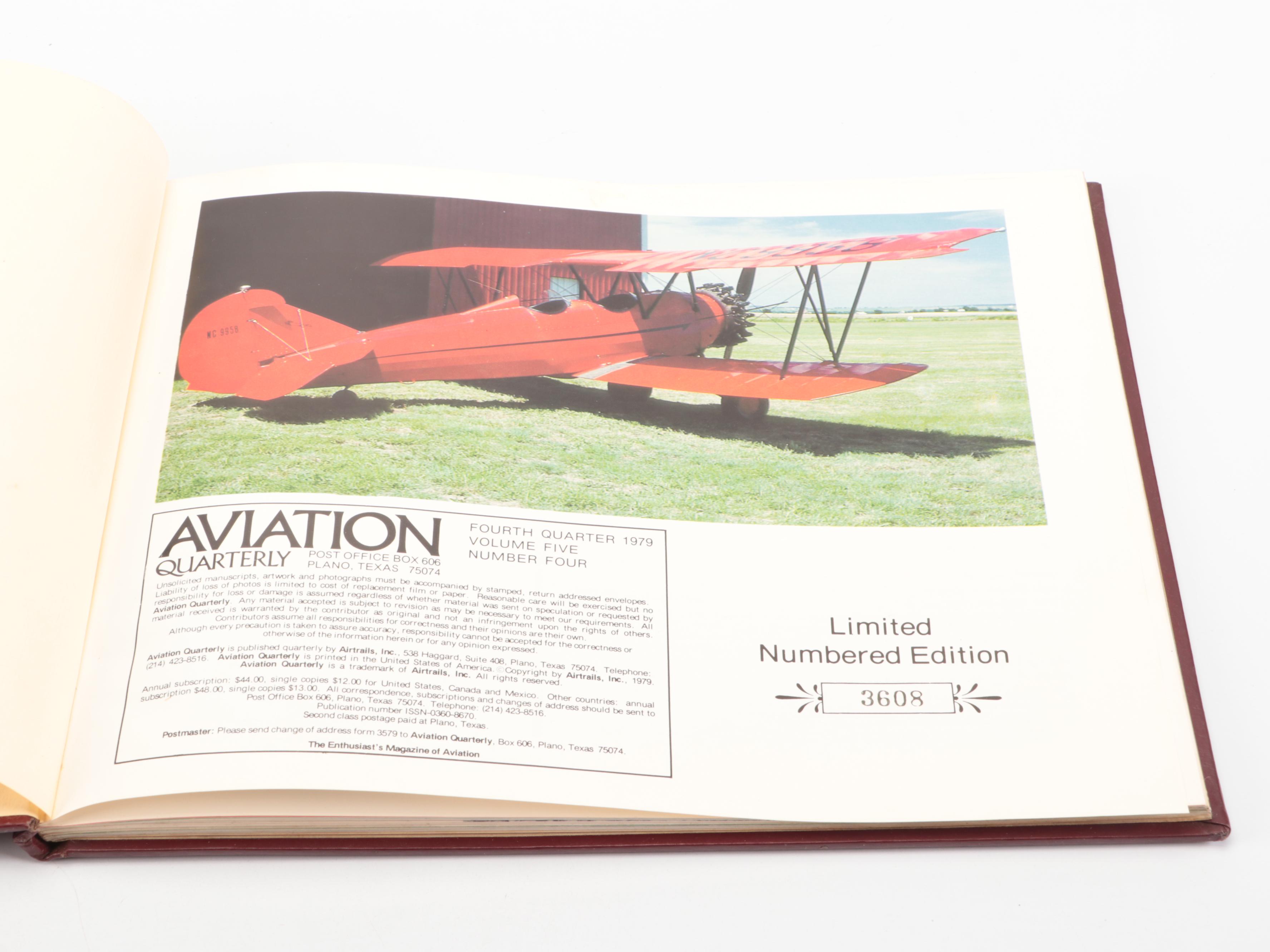 Vintage Aviation Periodicals Featuring Aviation Quarterly