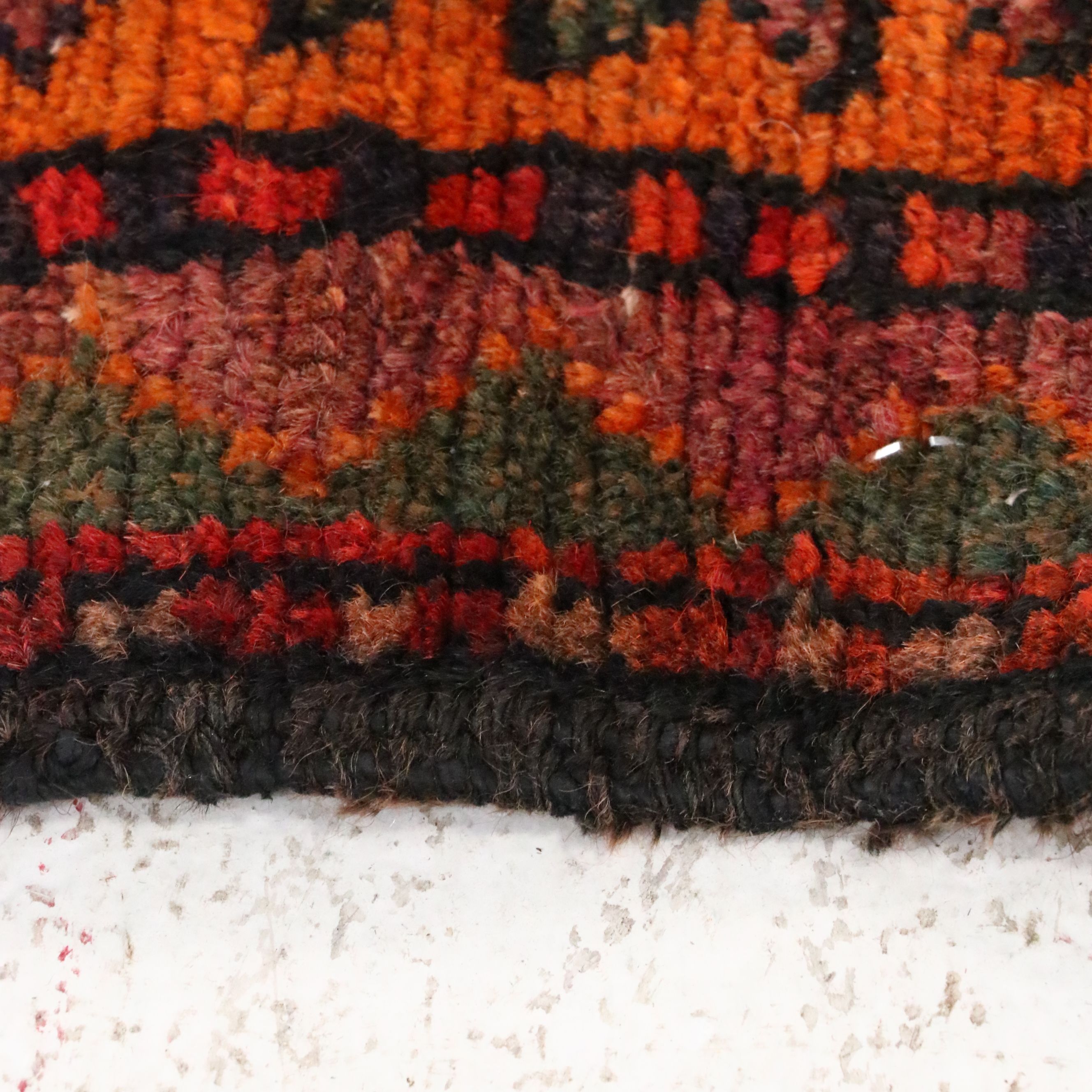 4'2 x 8' Hand-Knotted Persian Hamadan Area Rug