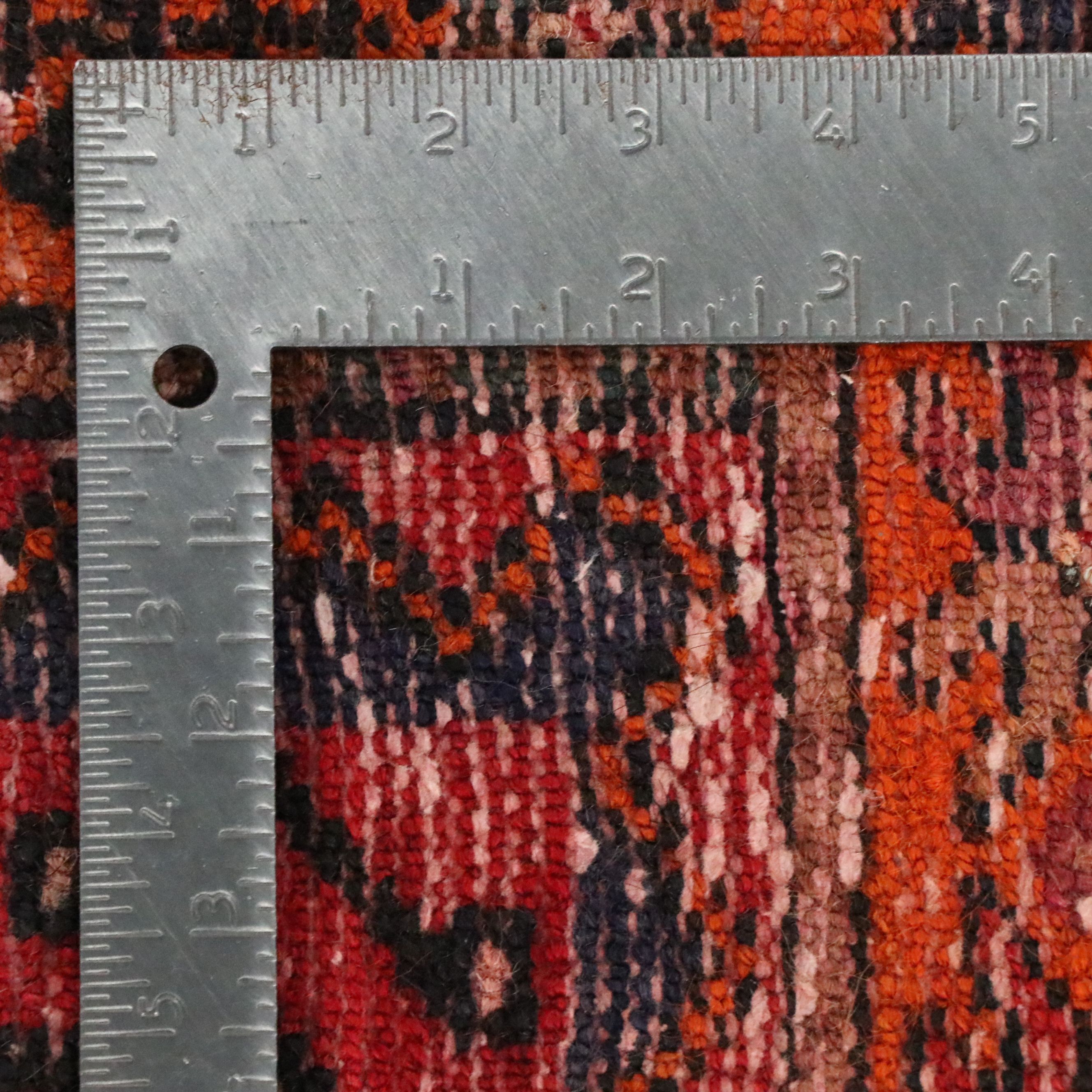 4'2 x 8' Hand-Knotted Persian Hamadan Area Rug