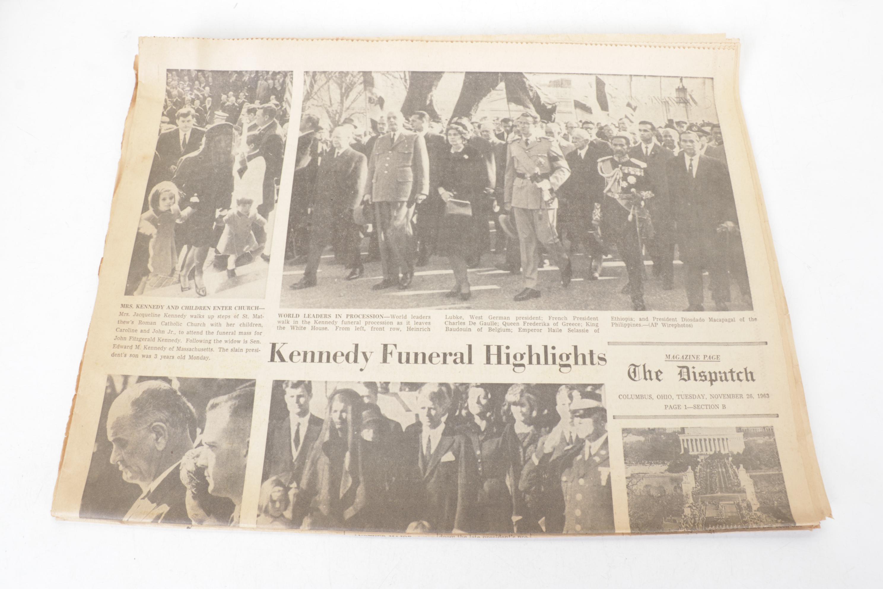 John F. Kennedy Books, Newspaper Collections & More