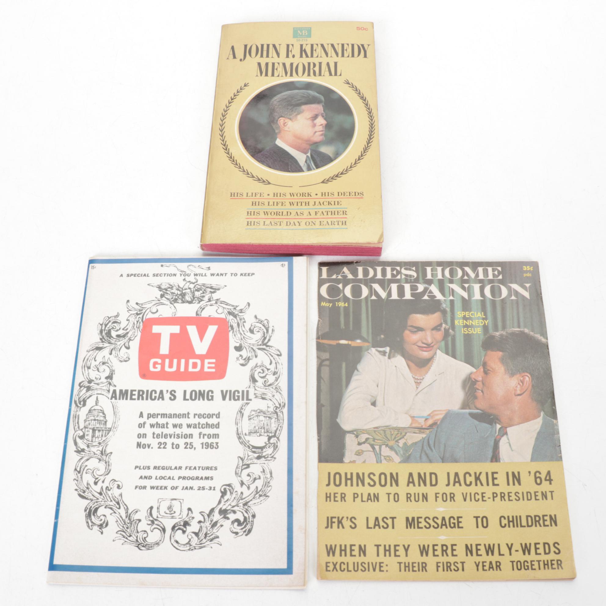 John F. Kennedy Books, Newspaper Collections & More