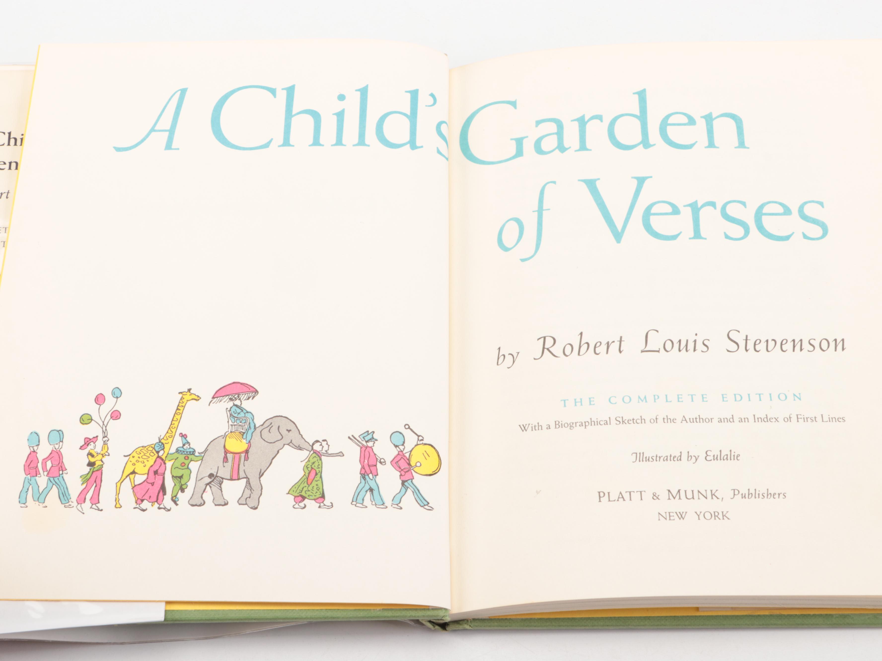 "A Child's Garden of Verses" and More Vintage Children's Books
