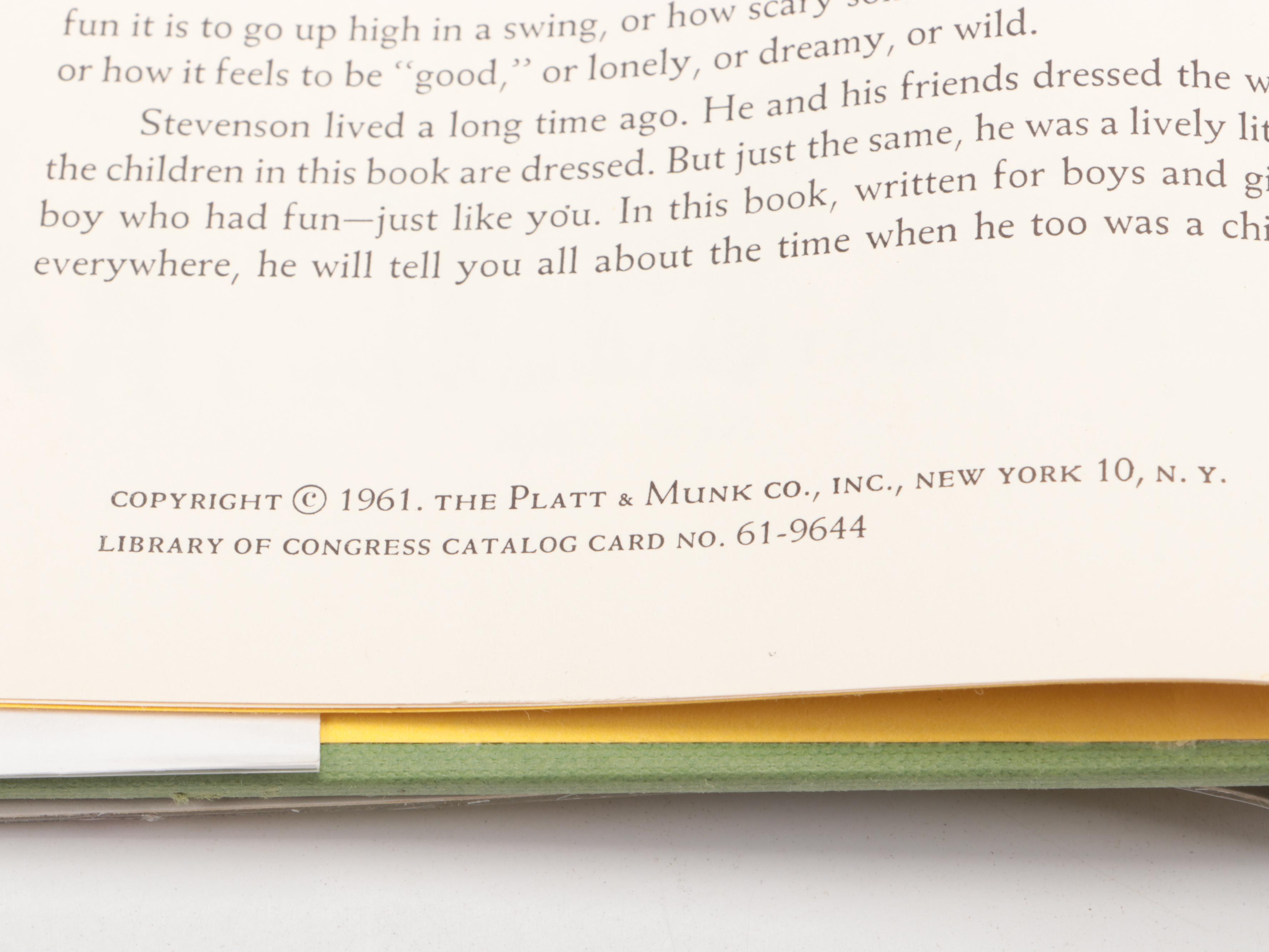 "A Child's Garden of Verses" and More Vintage Children's Books