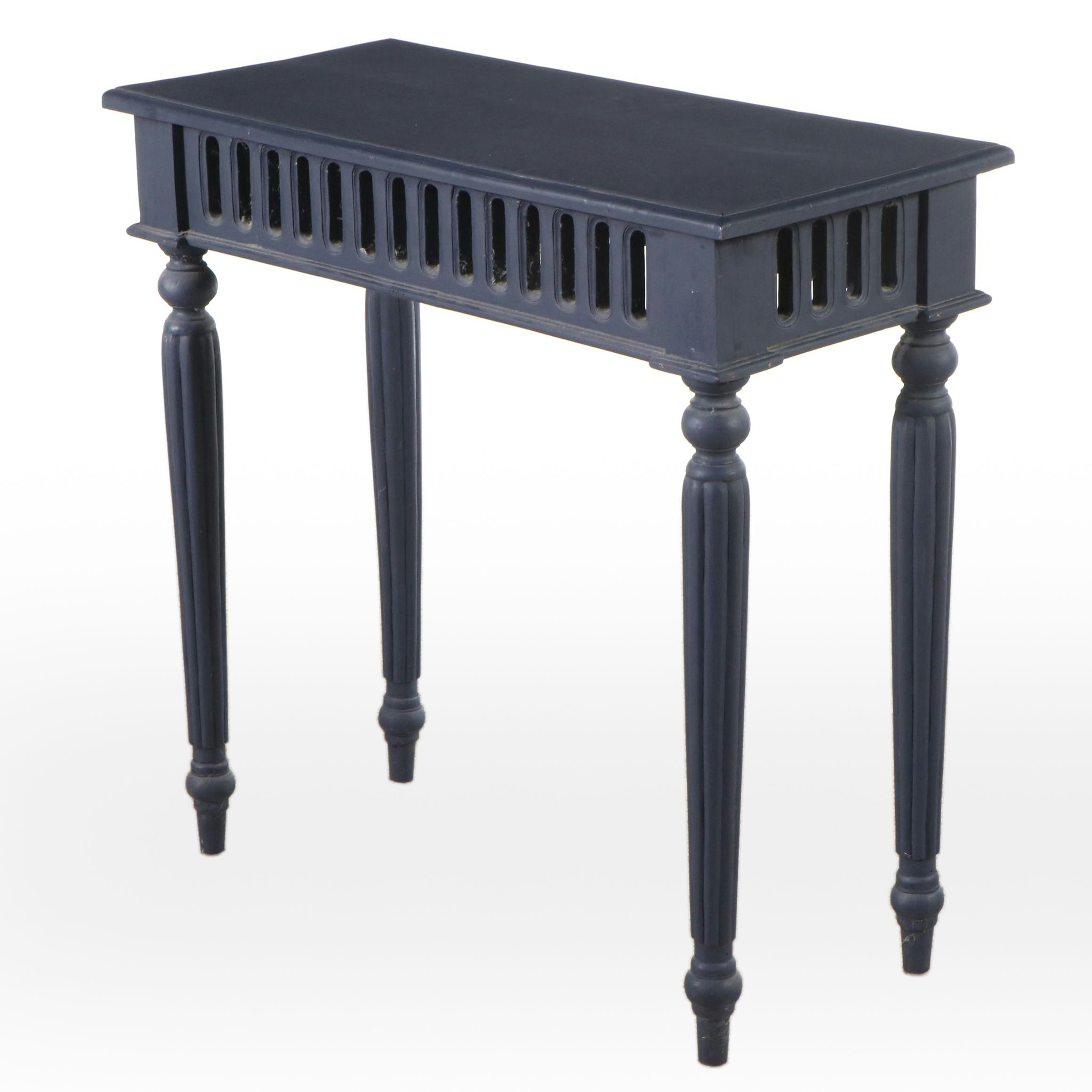 Venetian Inspired Pierced-Apron Painted Wooden Table