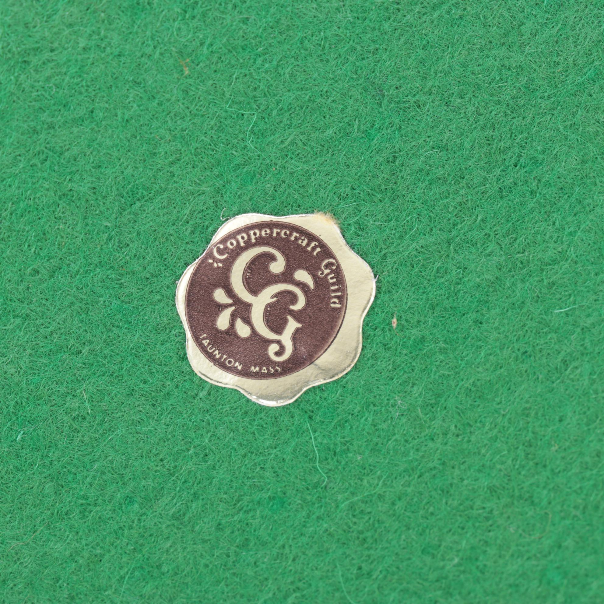 Revere Ware Copper Kitchen Utensils with Hanging Rod, Compote and Candlestick