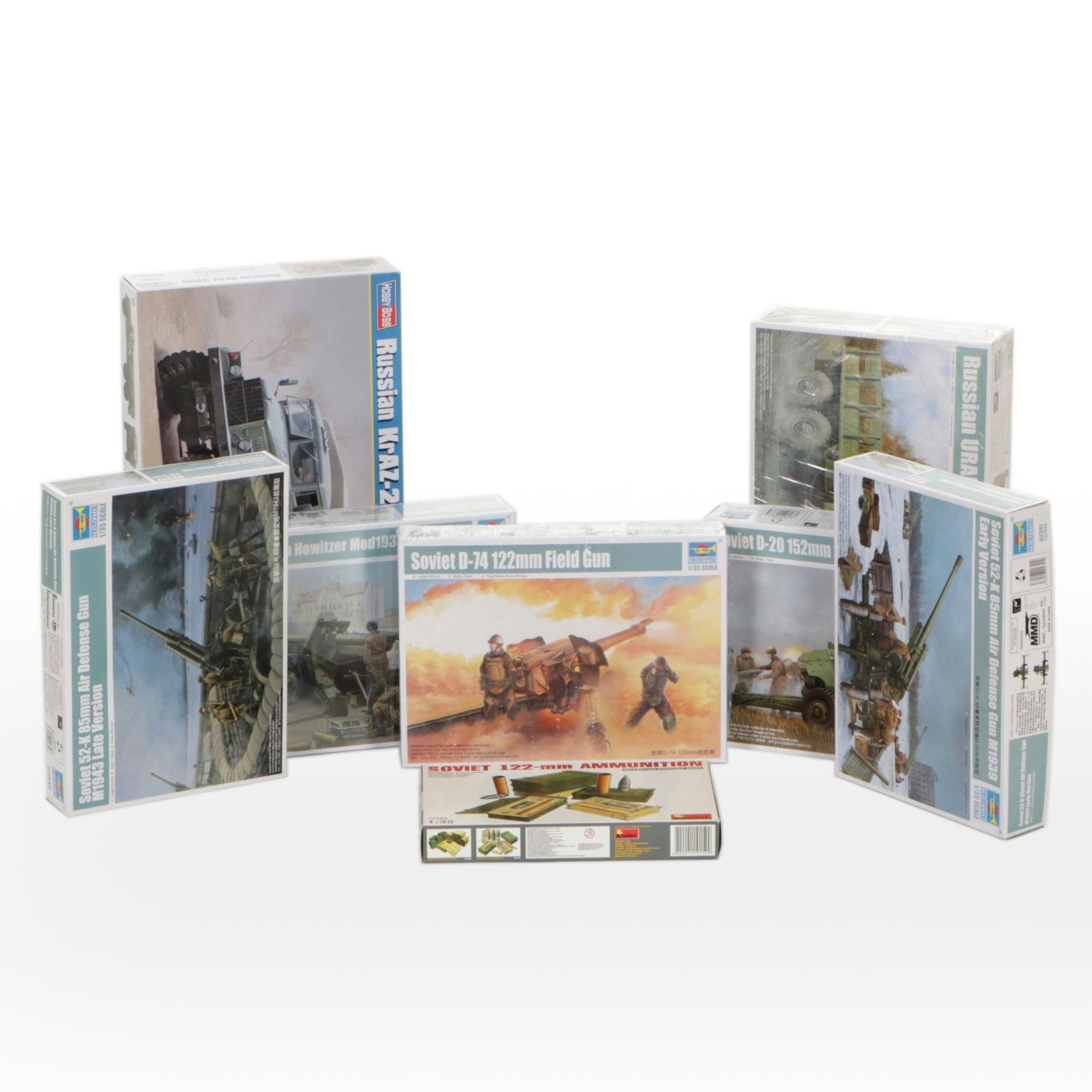 Trumpeter and Hobby Boss 1:35 Scale Models of Soviet Military Equipment