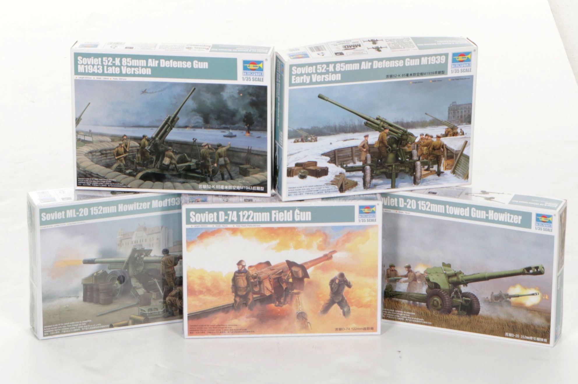 Trumpeter and Hobby Boss 1:35 Scale Models of Soviet Military Equipment