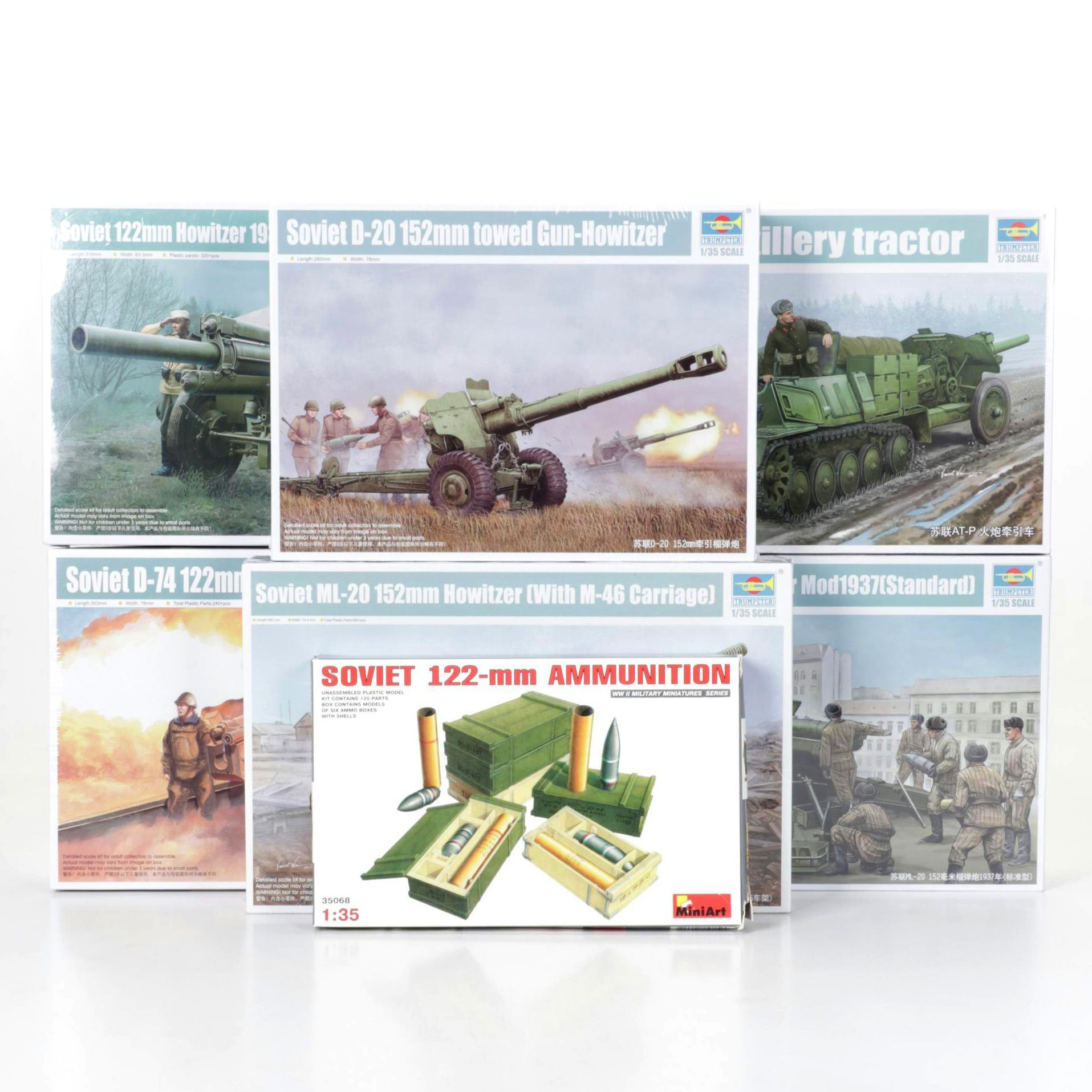 Trumpeter 1:35 Scale Models of Soviet Era Military Equipment