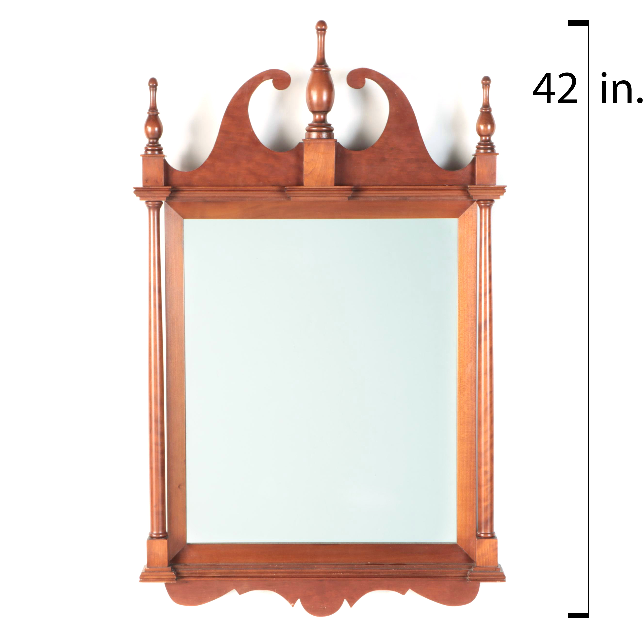 Federal Style Mahogany Wall Mirror, 20th Century
