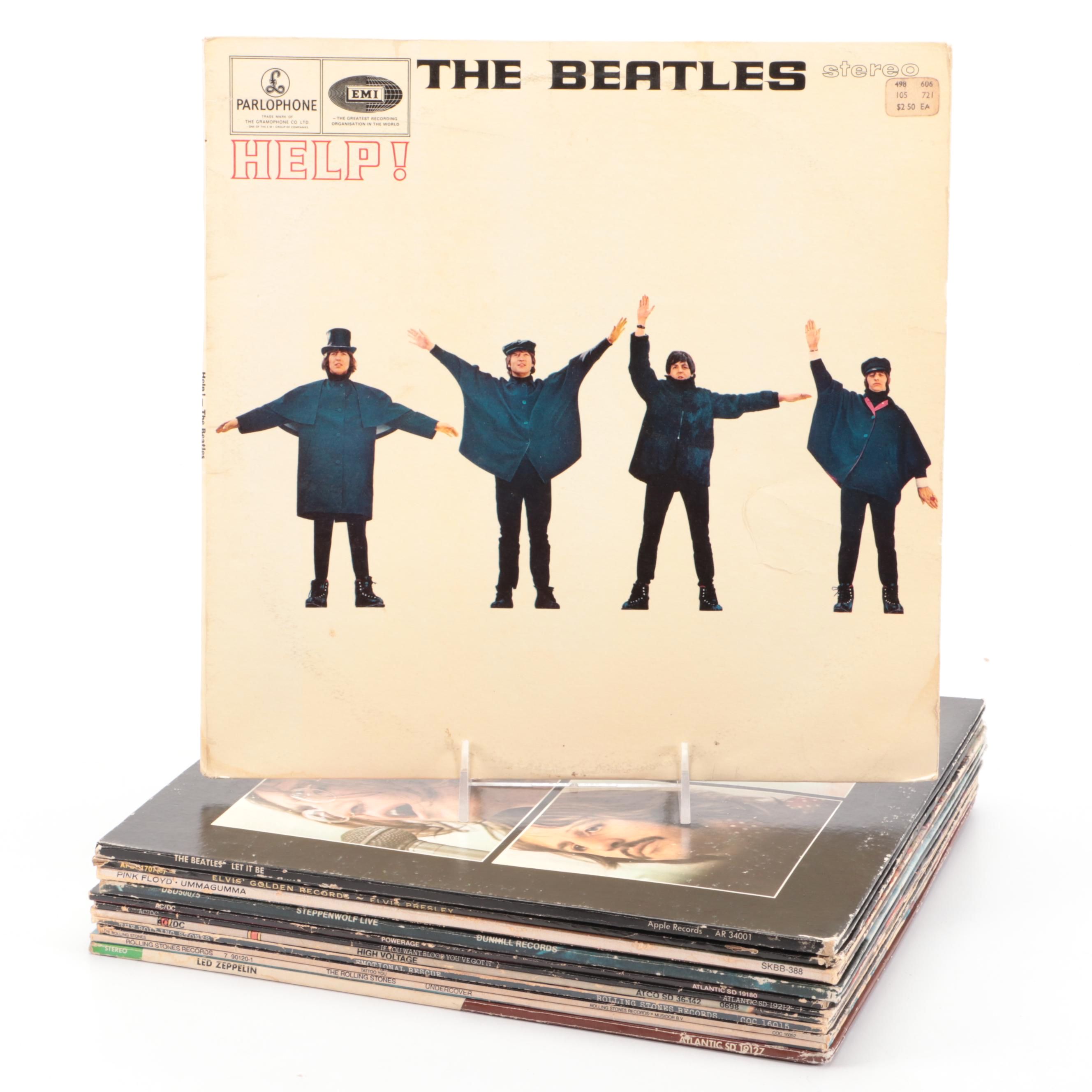 The Beatles, The Rolling Stones, Elvis Presley, and More Vinyl Record Albums