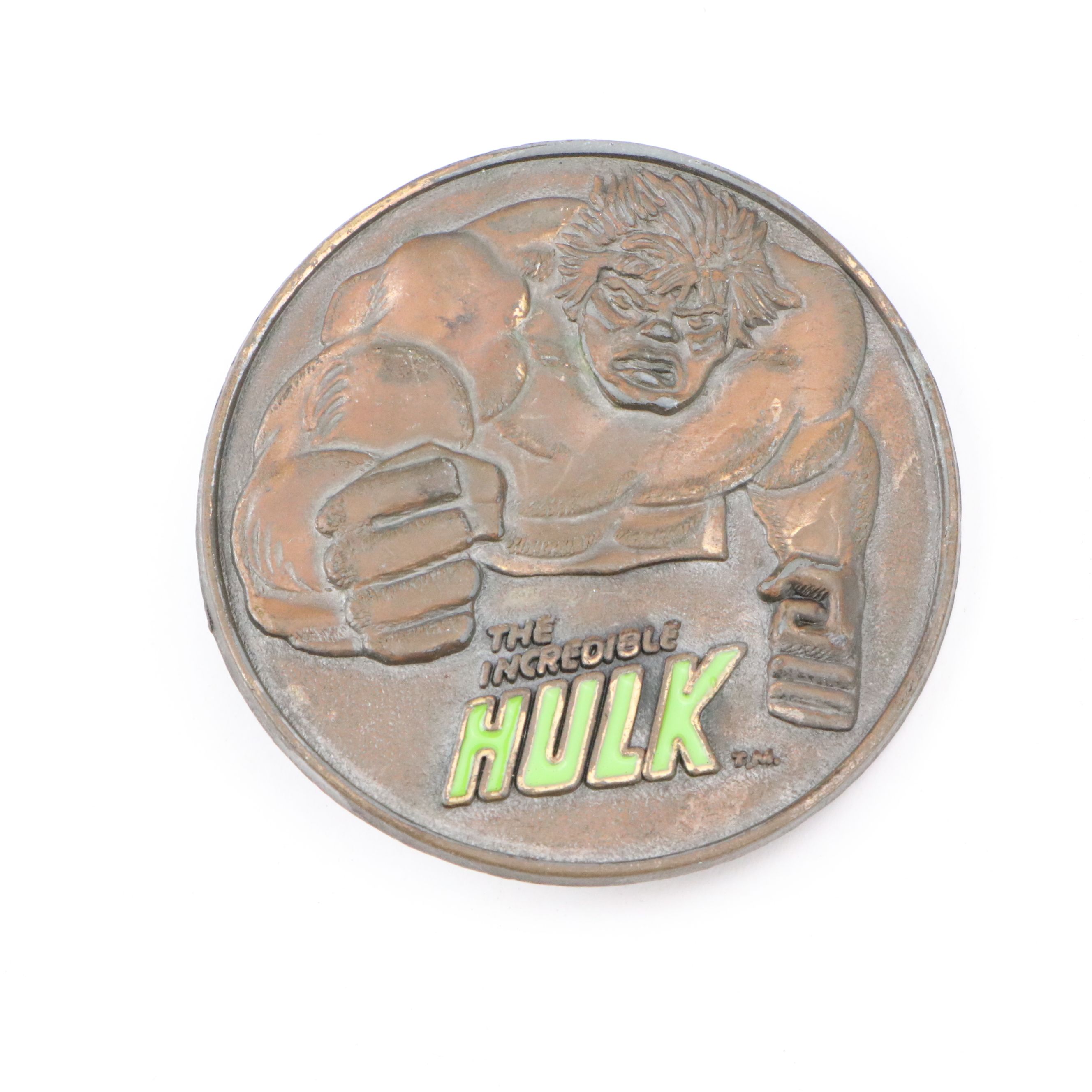Lee "Pac-Man," "The Incredible Hulk" and More Novelty Belt Buckles, Late 20th C.