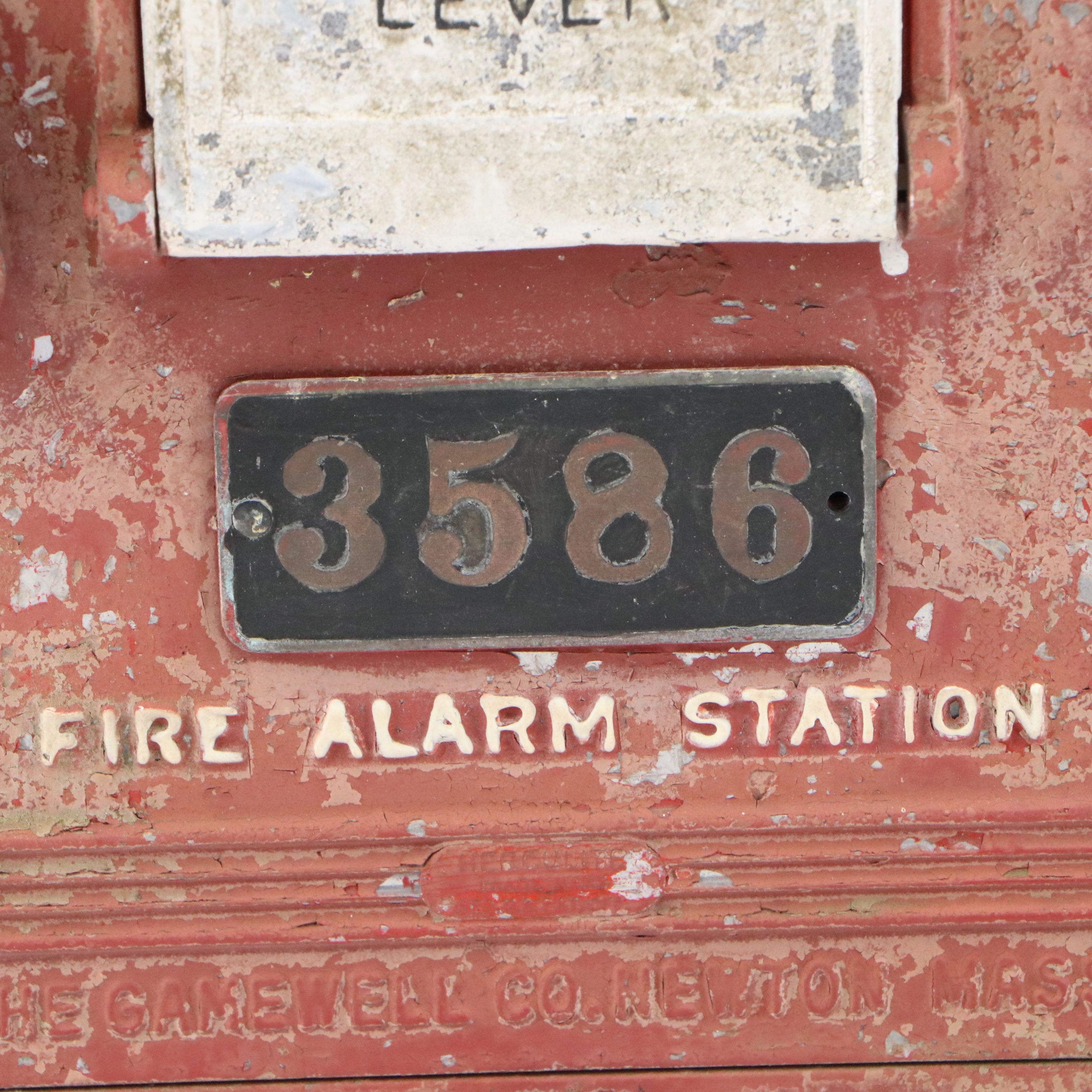 Gamewell 3586 Fire Alarm Station, Mid-20th Century