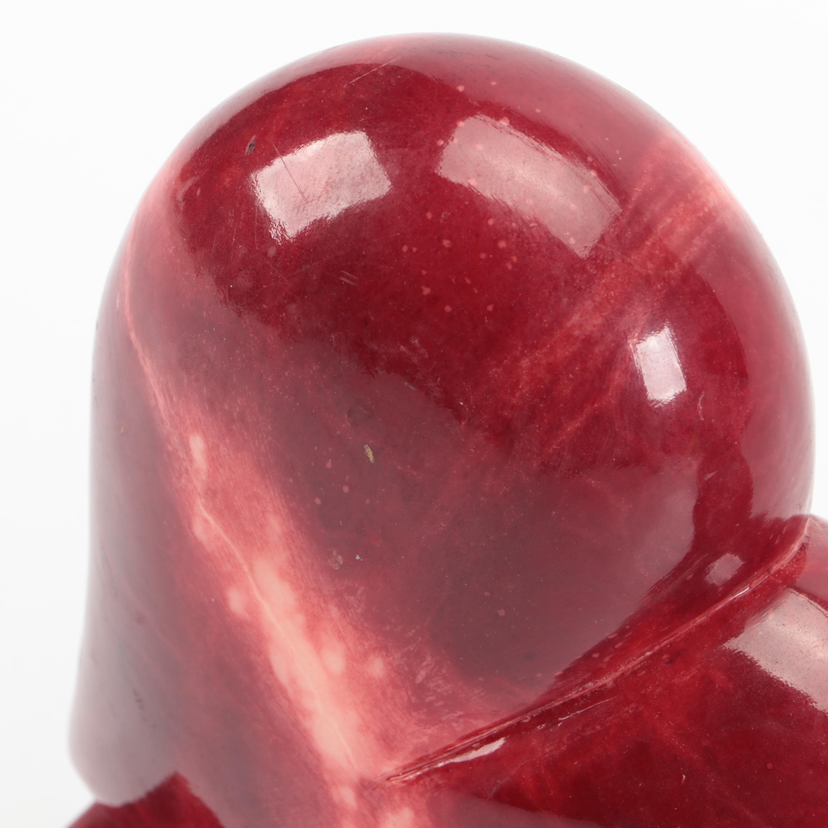 Dyed Alabaster Heart Bookends