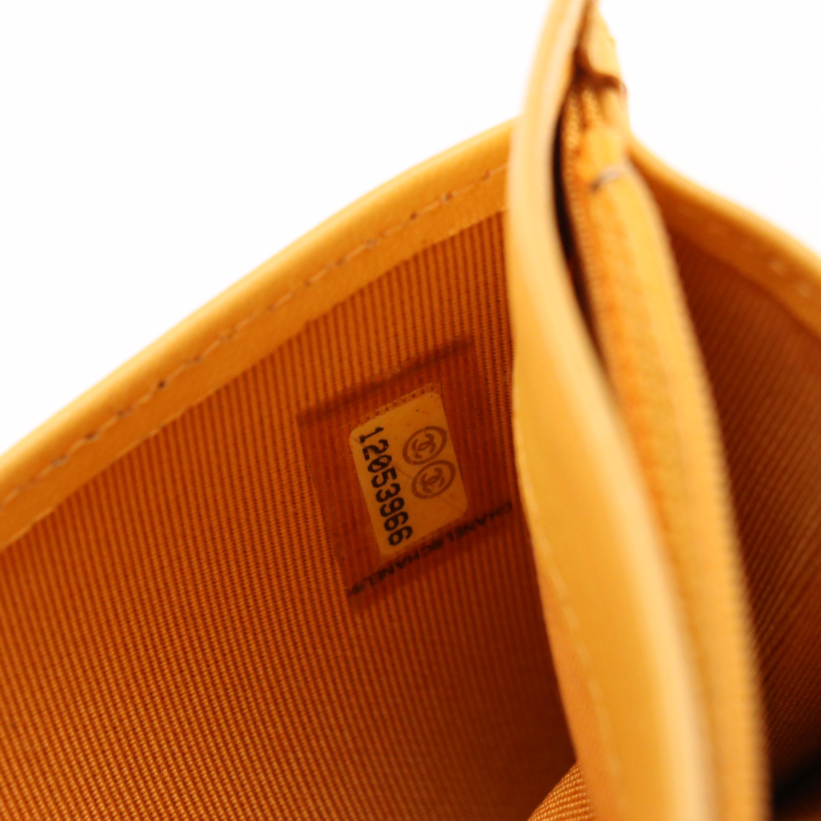 Chanel L Yen Long Wallet in Quilted Lambskin Leather