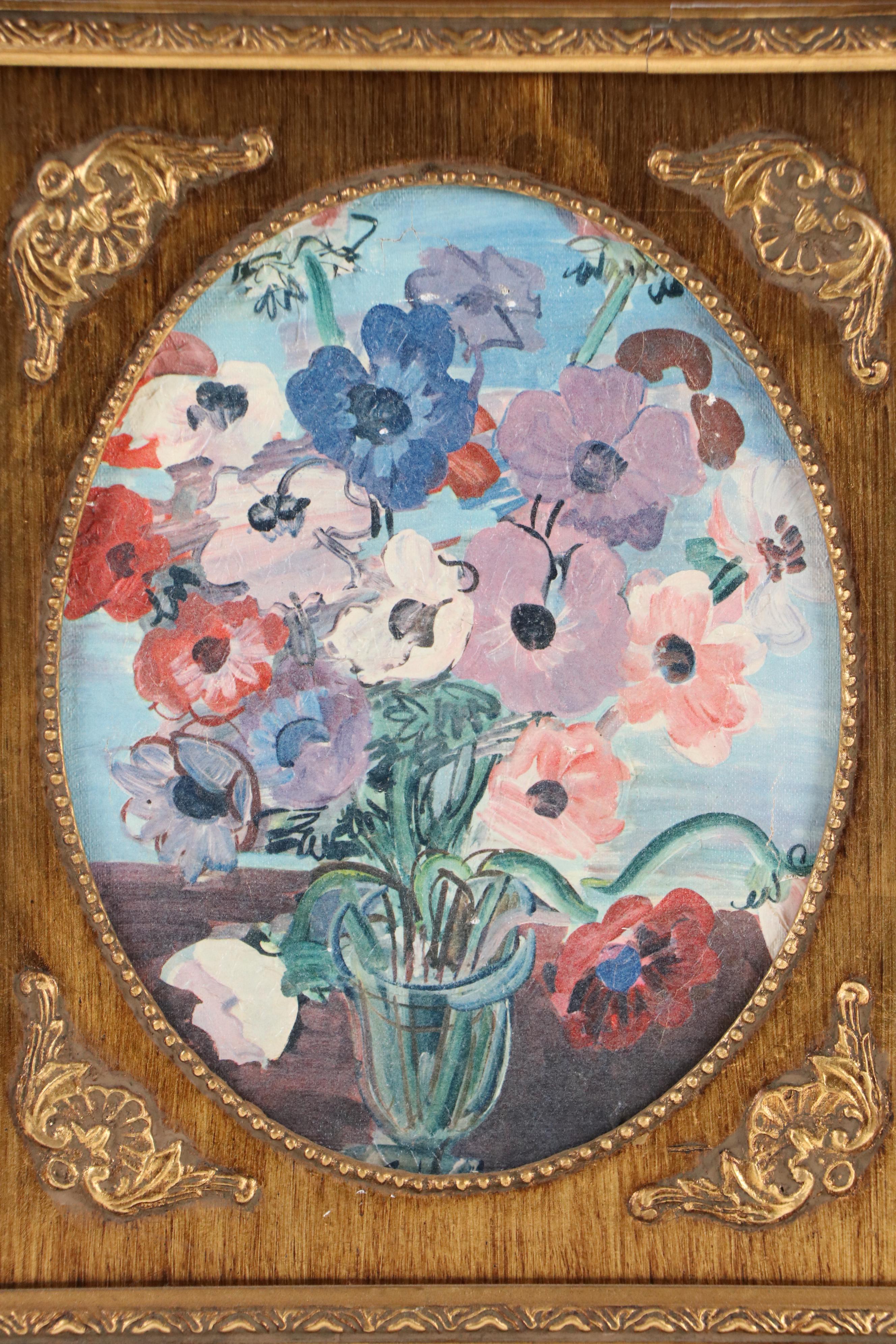 Textured Digital Print "Bunch of Anemones," Late 20th–21st Century