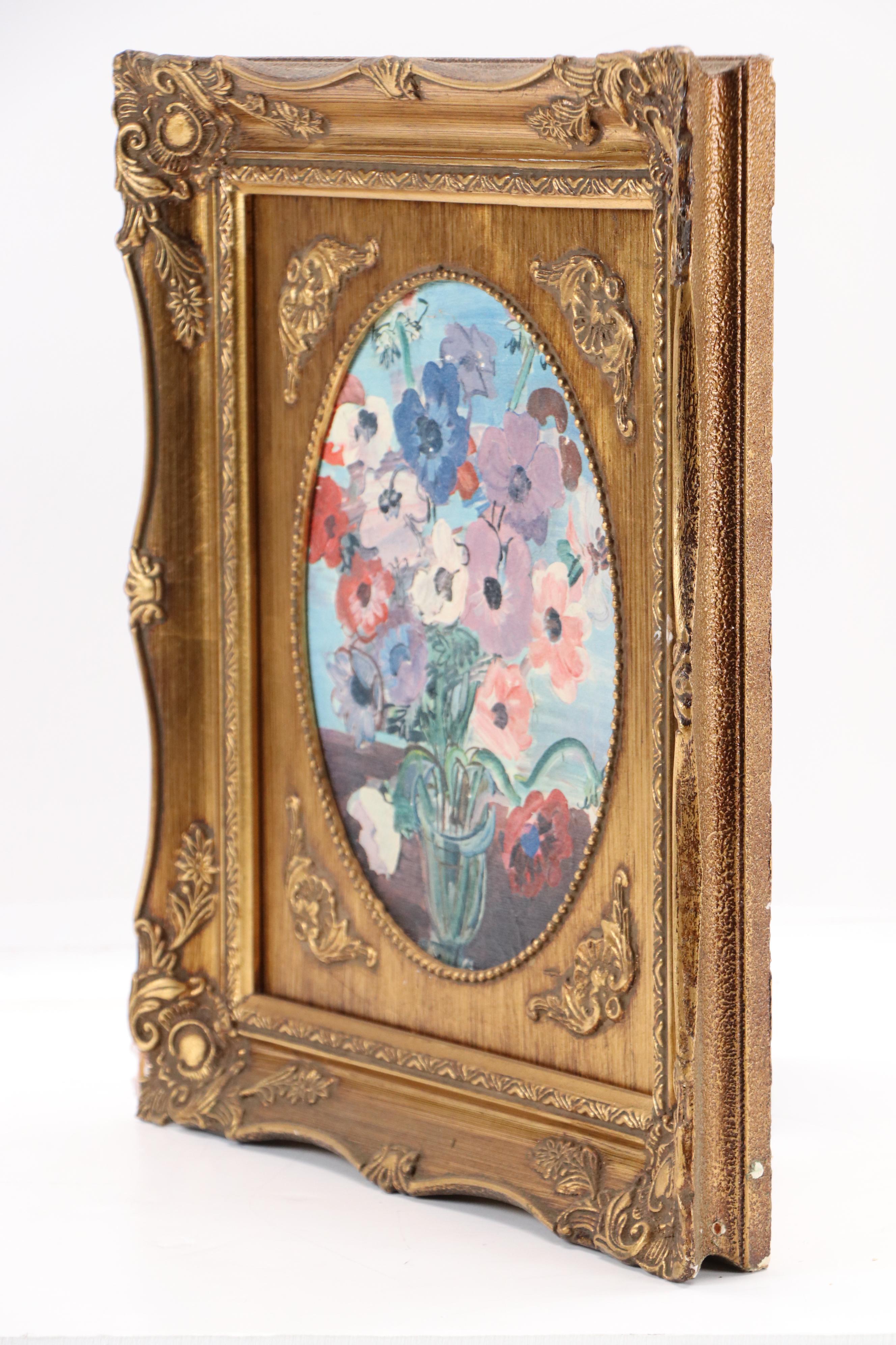 Textured Digital Print "Bunch of Anemones," Late 20th–21st Century