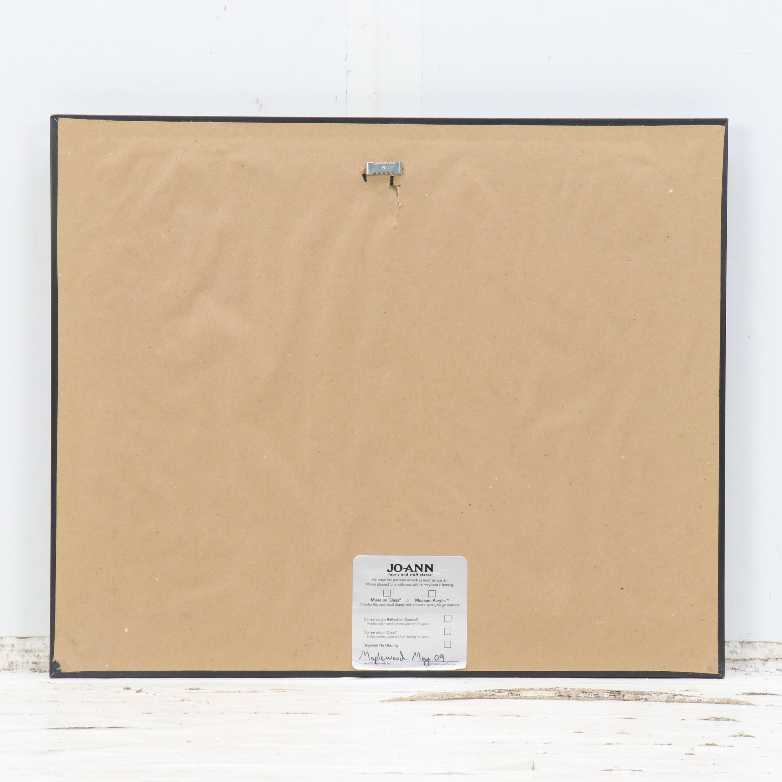 Nan Rae Giclée of Foggy Chinese Mountain Landscape