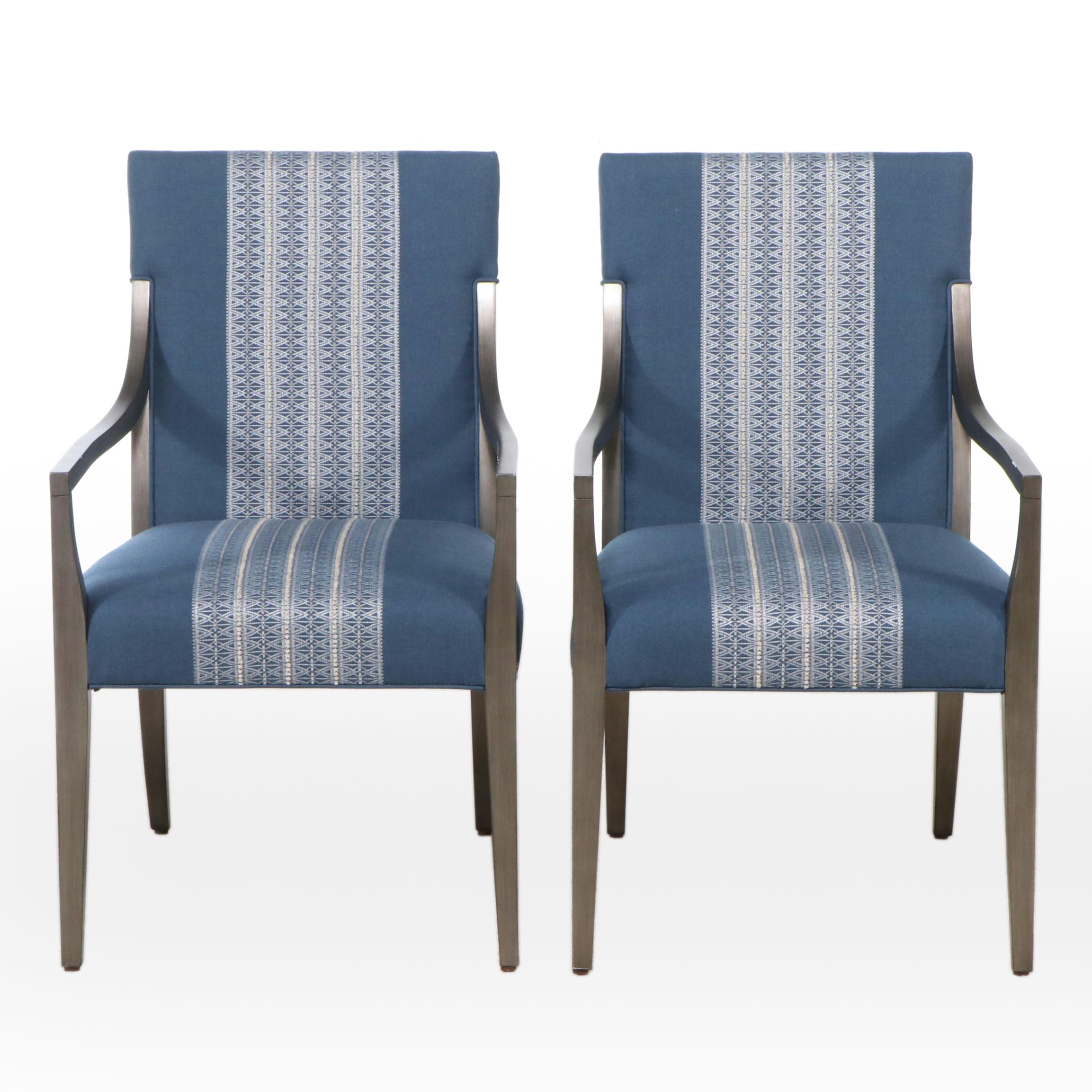 Pair of Lexington Home Brands Upholstered Armchairs