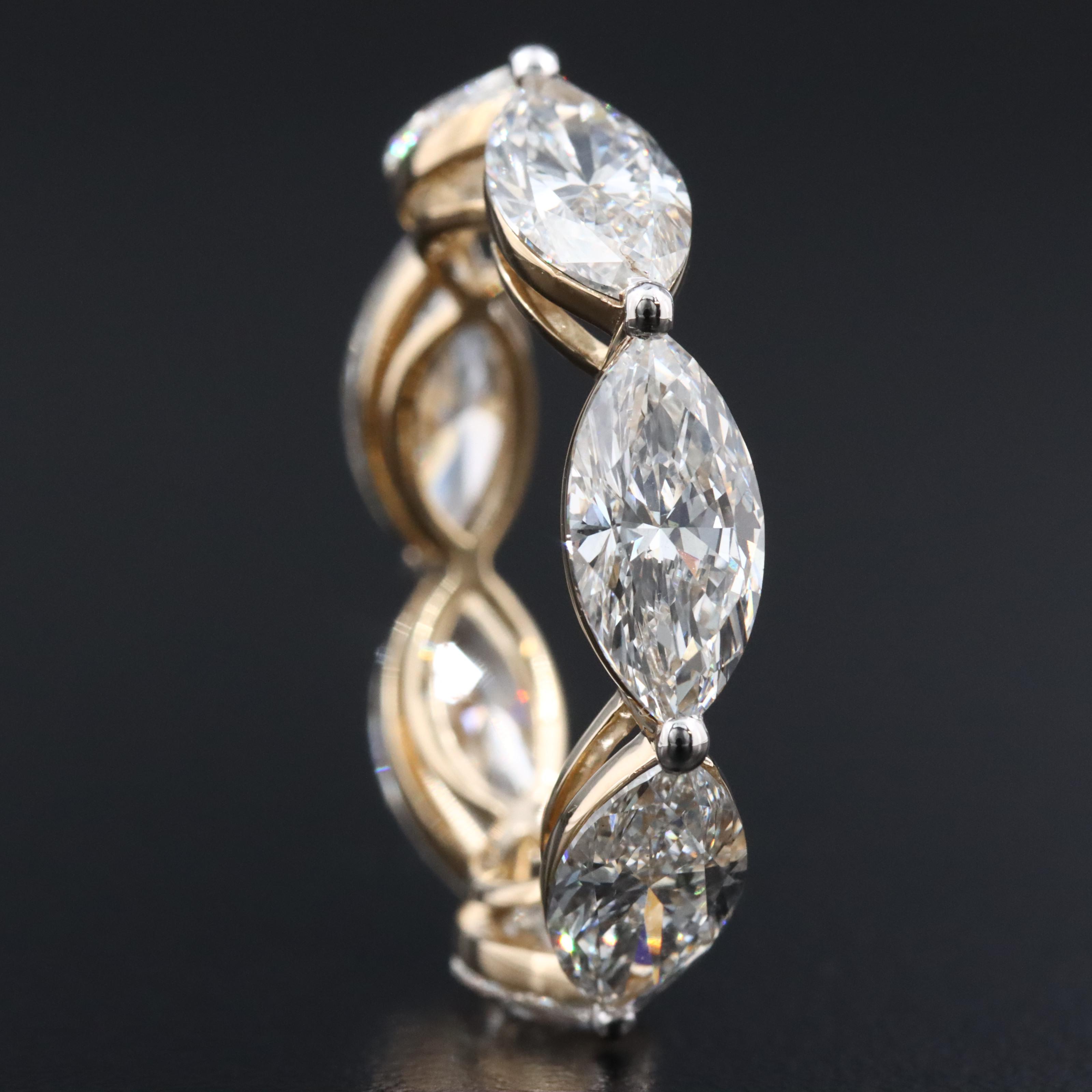 14K 6.55 CTW Lab Grown Diamond Eternity Band