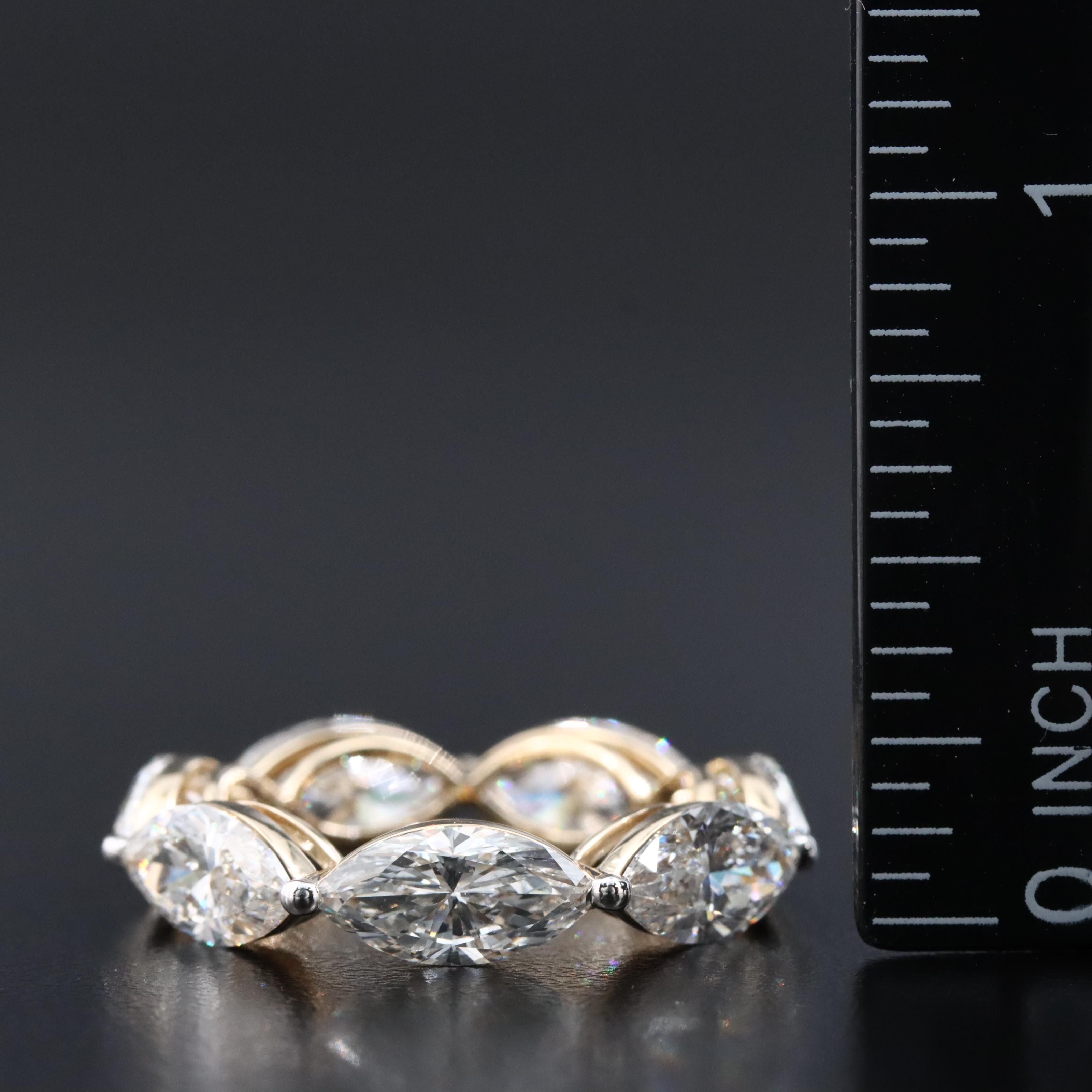 14K 6.55 CTW Lab Grown Diamond Eternity Band