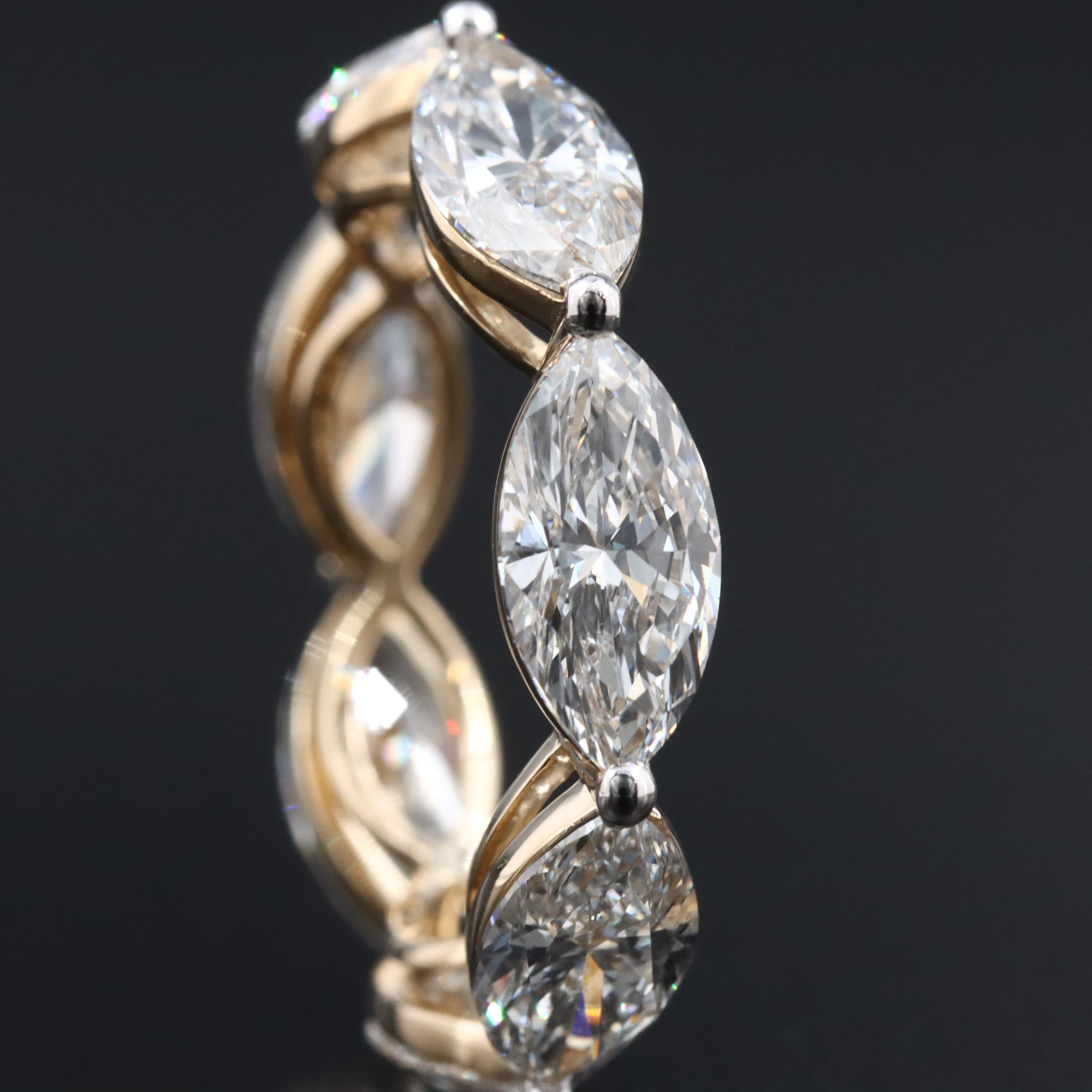 14K 6.55 CTW Lab Grown Diamond Eternity Band